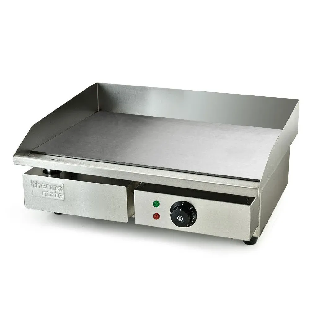 THERMOMATE Electric Griddle Grill BBQ Hot Plate Commercial