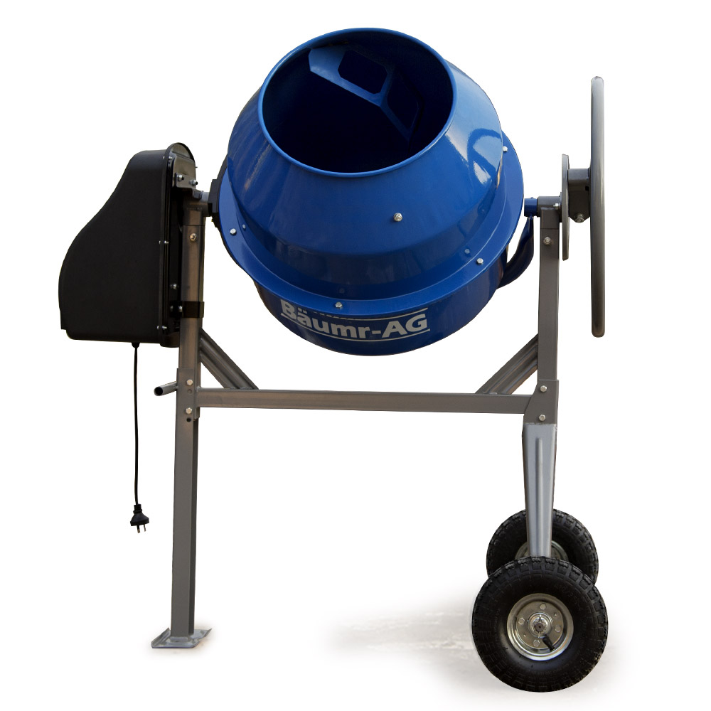Baumr-AG 135L Electric Portable Concrete Cement Mixer