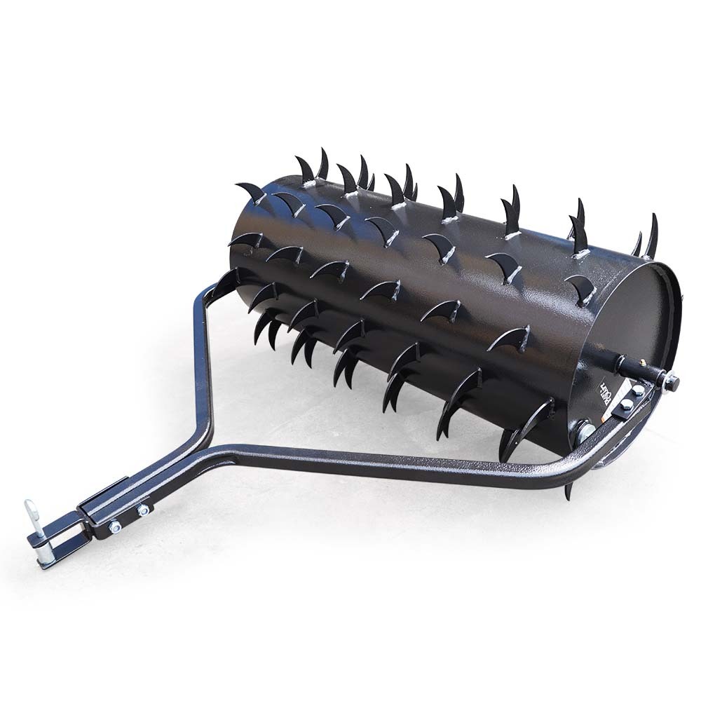 PlantCraft 36 Inch Tow Behind Lawn Roller Spike Aerator