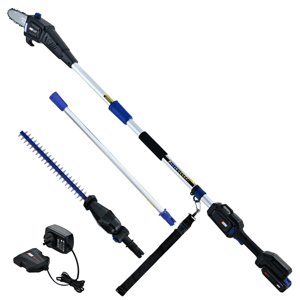 Powerblade 20V Cordless Pole Saw & Hedge Trimmer Combo Kit