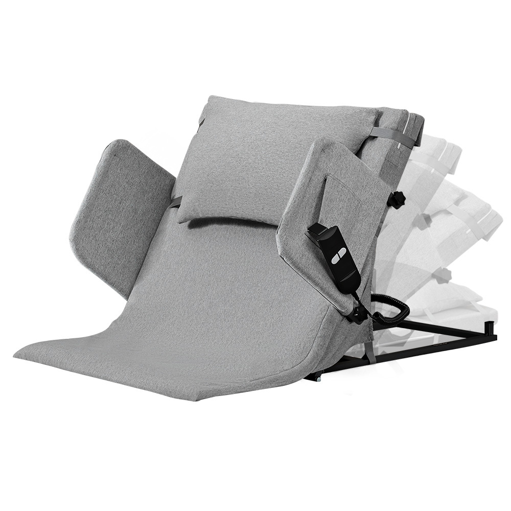 Equipmed Power Electric Adjustable Bed Backrest Remote Support - Grey Variant