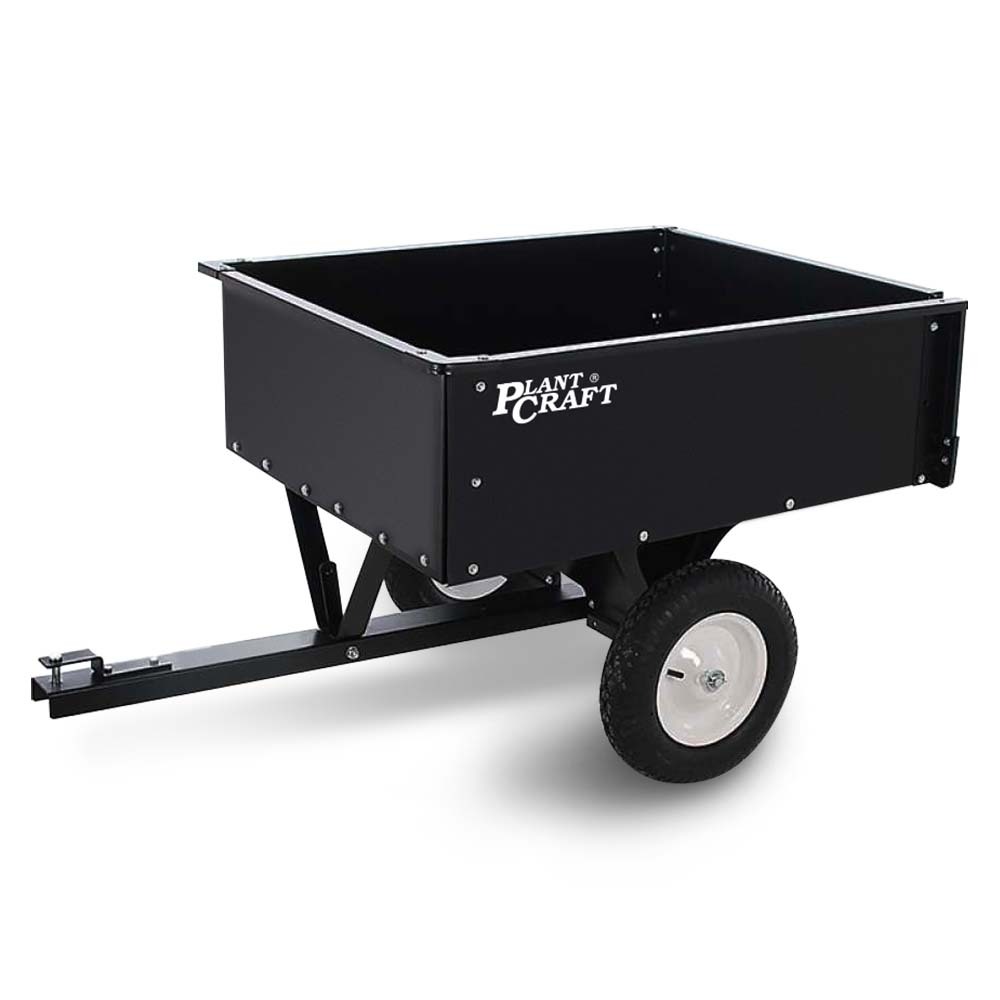 PLANTCRAFT 270kg Metal Dump Cart Garden Trolley