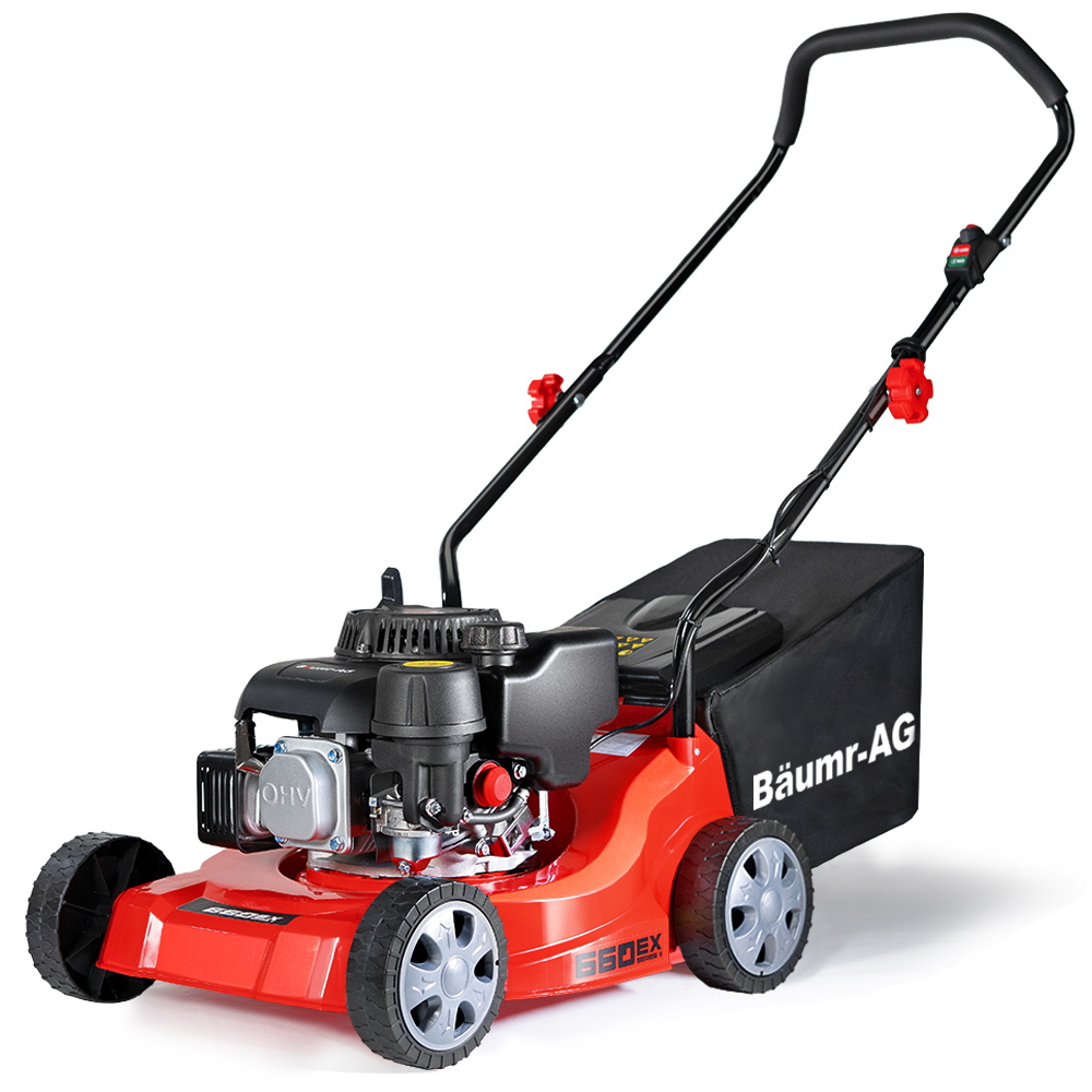Baumr-AG 139cc 4-Stroke 16 Inch Petrol Lawn Mower