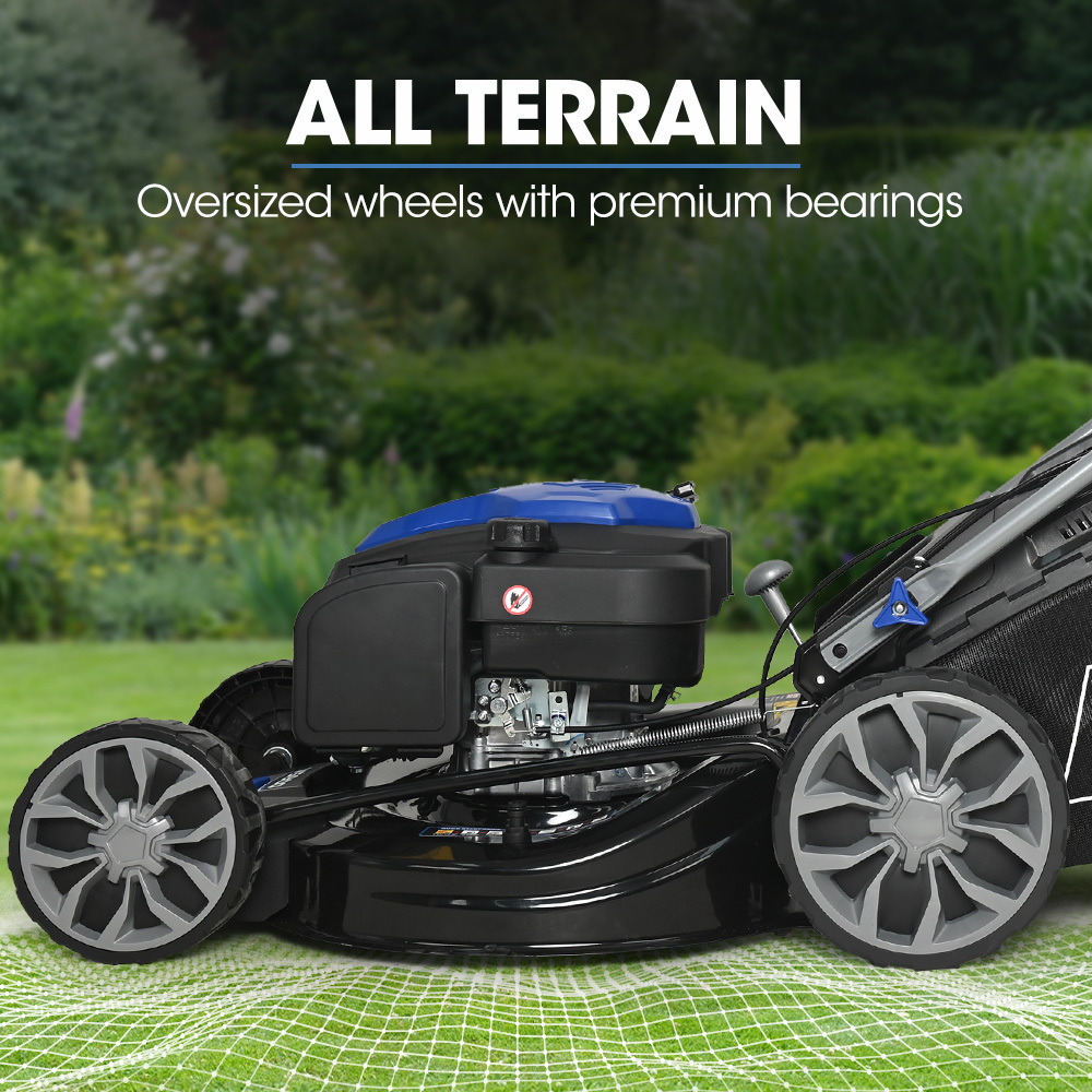 PowerBlade 20" 200cc Self-Propelled Lawn Mower, 7 Height, Steel Deck, OHV 4-Stroke Petrol - Image 6