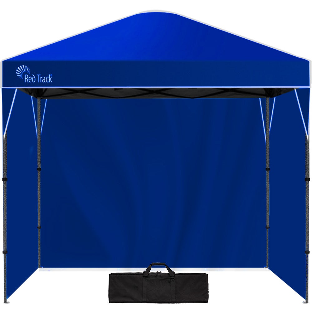 RED TRACK 3x3m Ultra Compact Folding Gazebo with Walls - Navy Blue