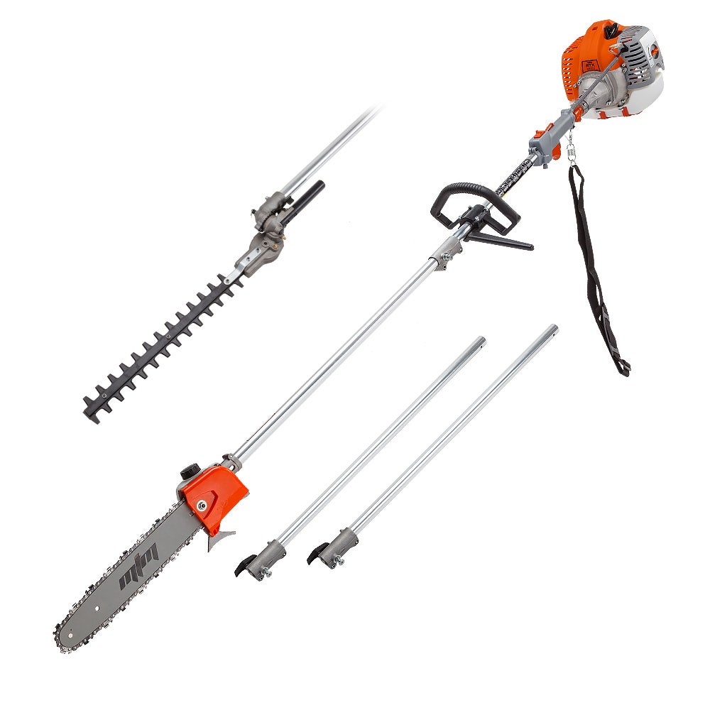 MTM 62CC Long Reach Pole Chainsaw and Hedge Trimmer Multi-Tool