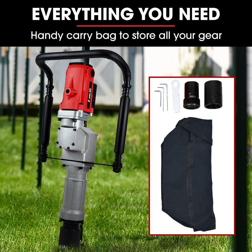 BAUMR-AG HP360e 2200W Electric Post Driver, with 2 Piling Socket Sleeves - Image 10
