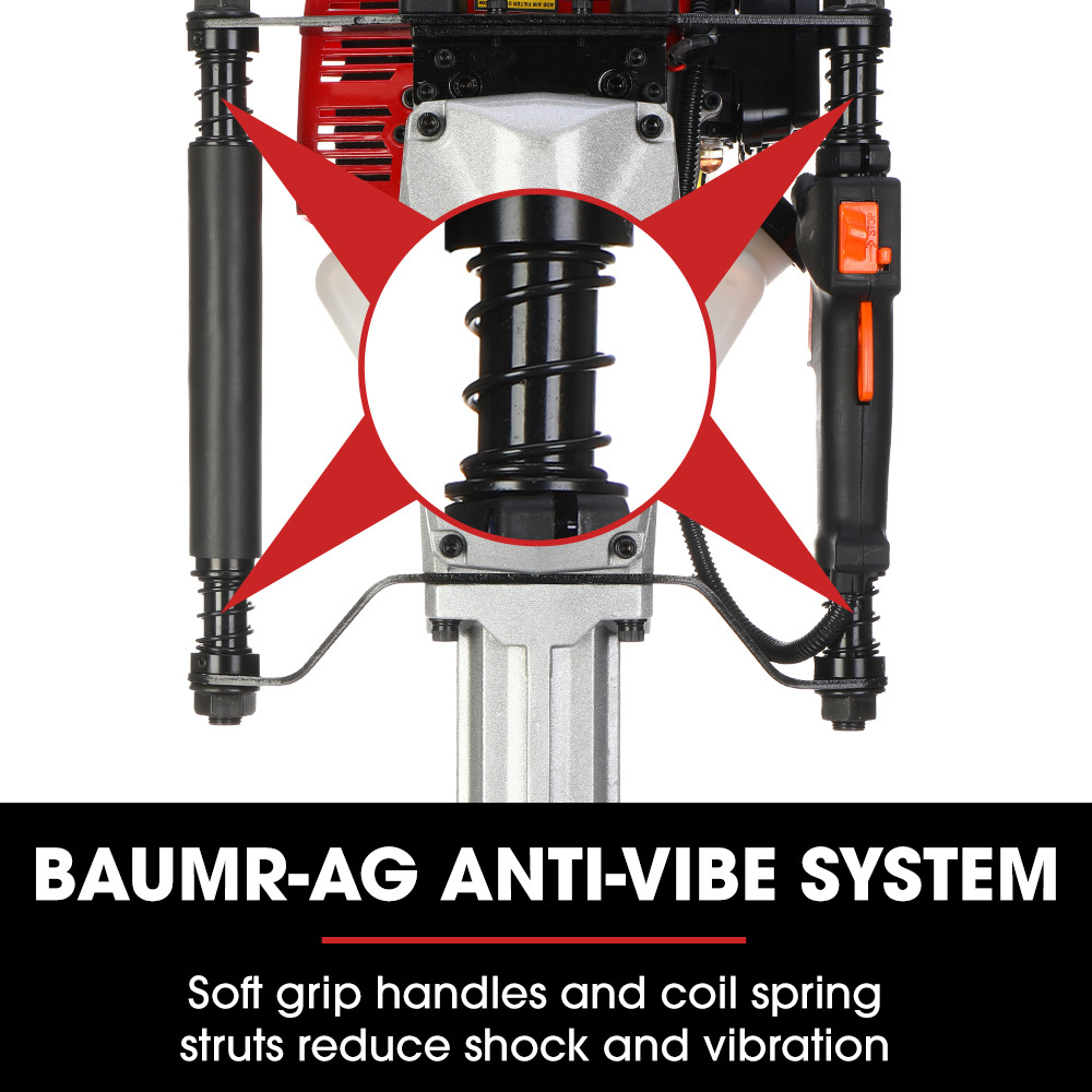 BAUMR-AG 52cc 2-Stroke Petrol Post Driver with Sockets - Image 3
