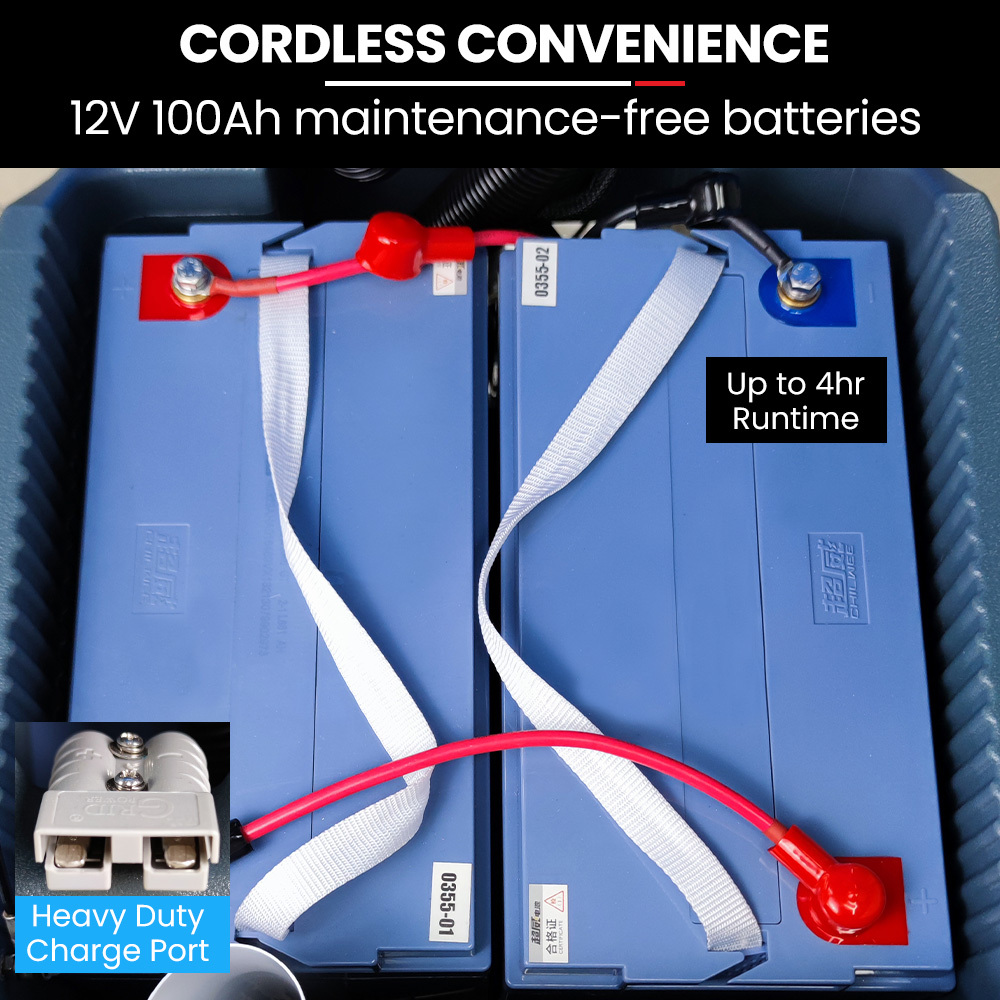 Auch FSH18 Commercial Battery Powered Floor Scrubber Dryer - Image 9