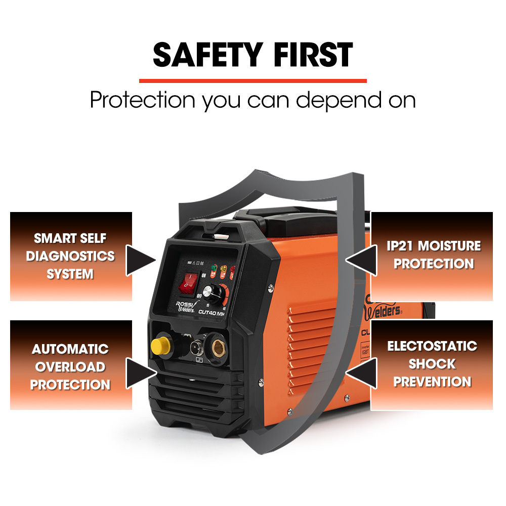 ROSSI 40 Amp Plasma Cutter Portable Oxy Torch Welder 15A Plug - Image 4