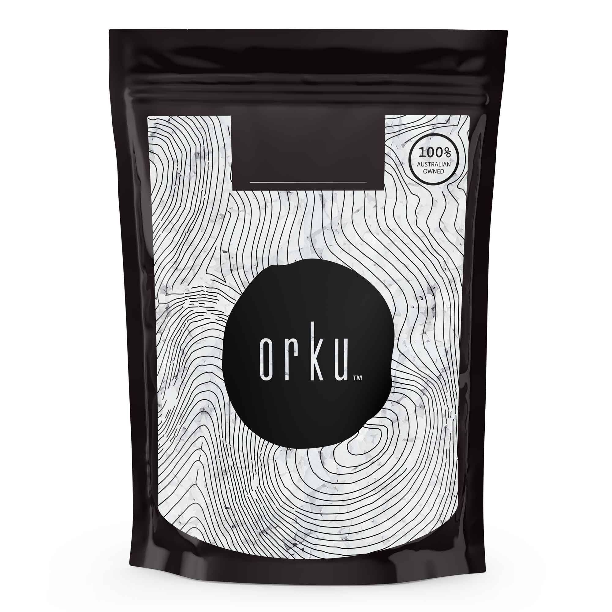 Orku 2kg Magnesium Chloride Flakes Hexahydrate - FCC USP Grade Bath Salts