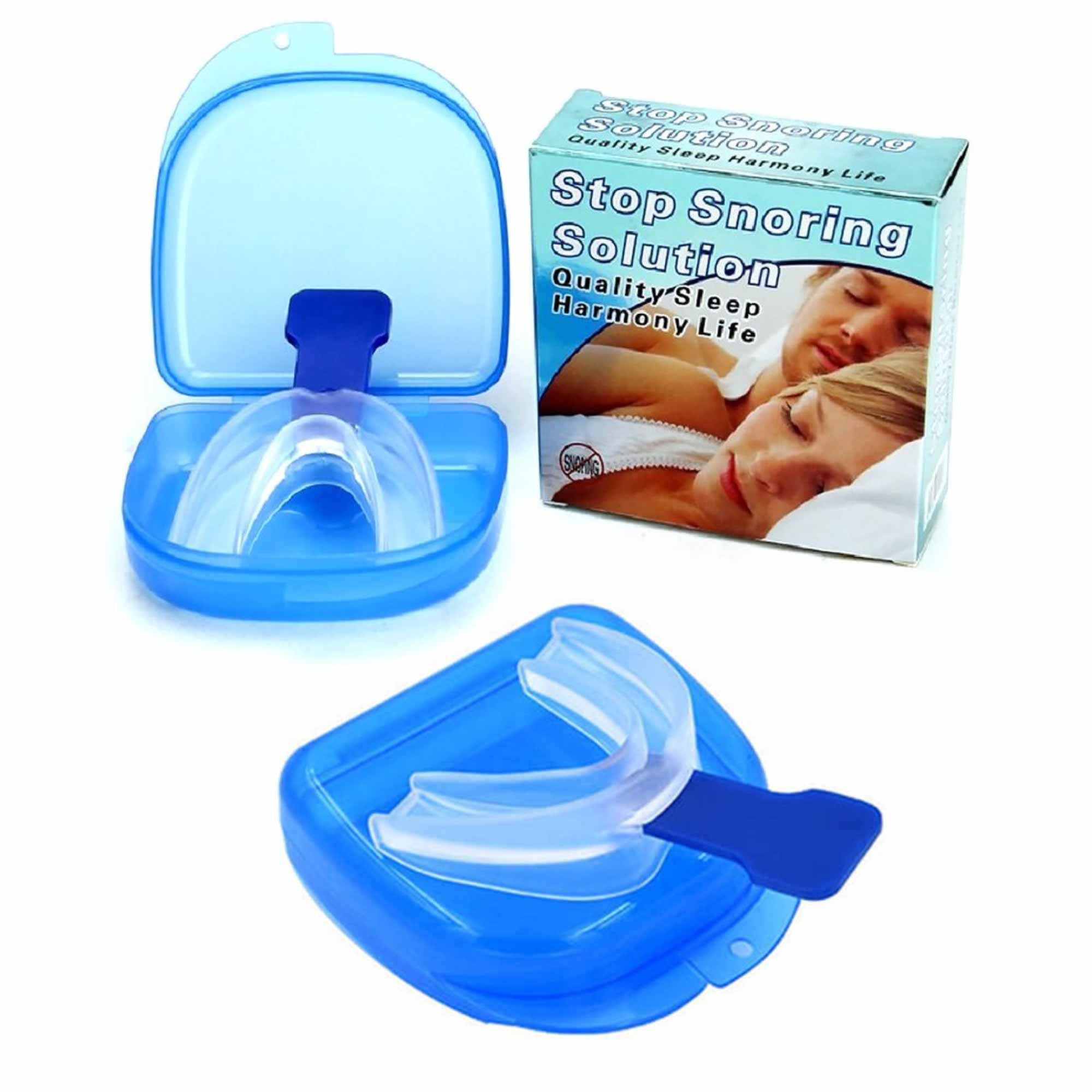 2x Anti-Snoring Mouth Guard - Adjustable Sleeping & Breathing Device