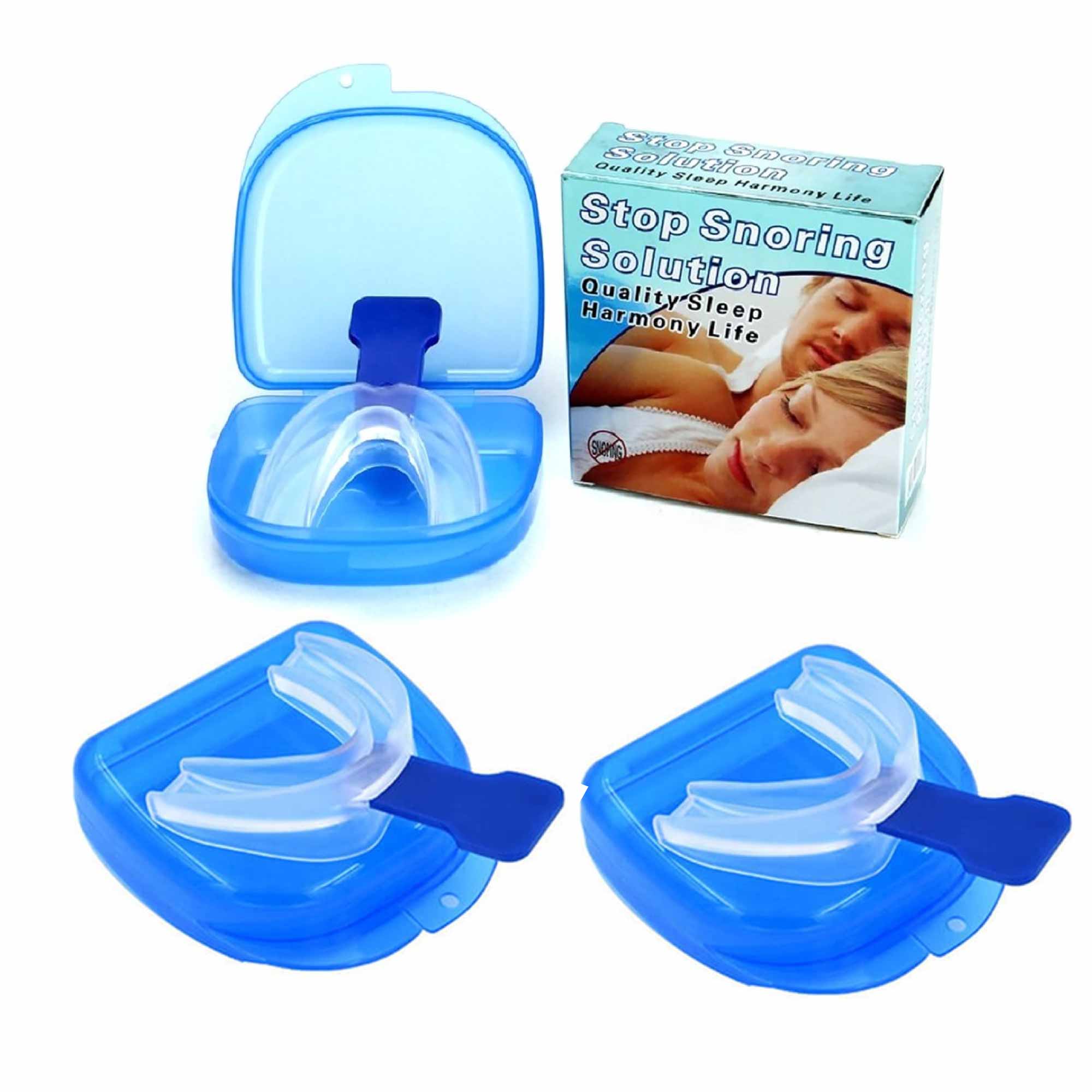 3x Anti-Snoring Mouth Guard - Adjustable Sleeping & Breathing Device