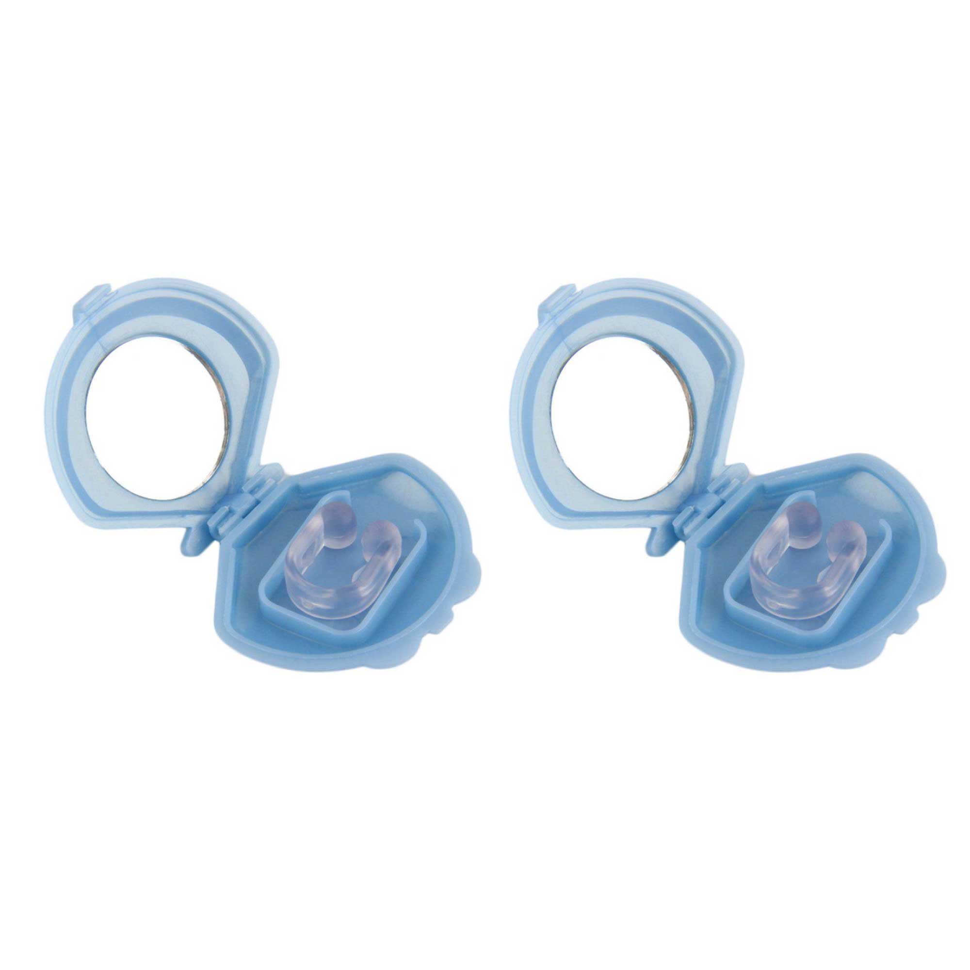 2x Anti-Snoring Silicone Nose Clips - Sleeping & Breathing Device