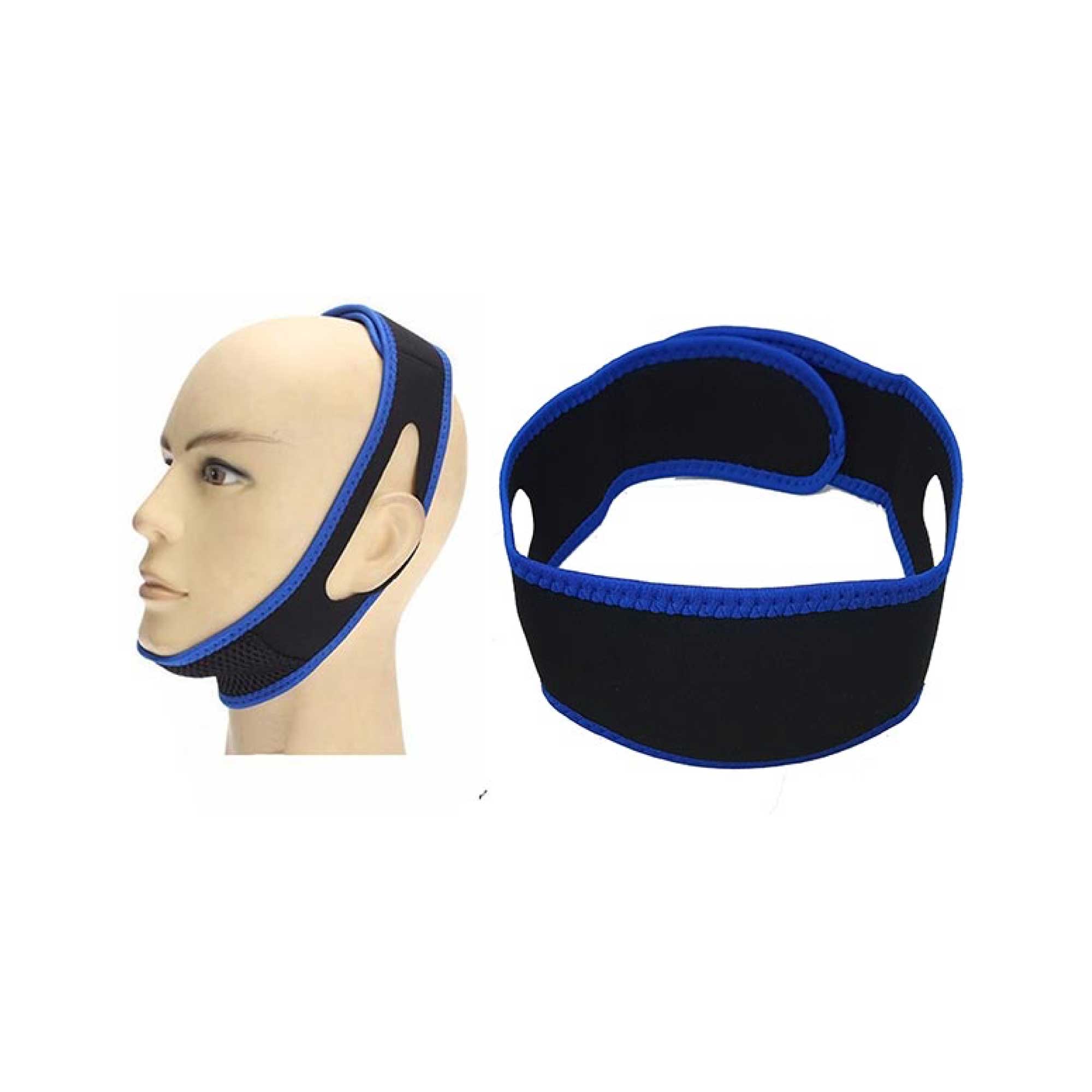 3x Anti-Snoring Adjustable Chin Strap - Sleeping Jaw Brace Device - Image 2
