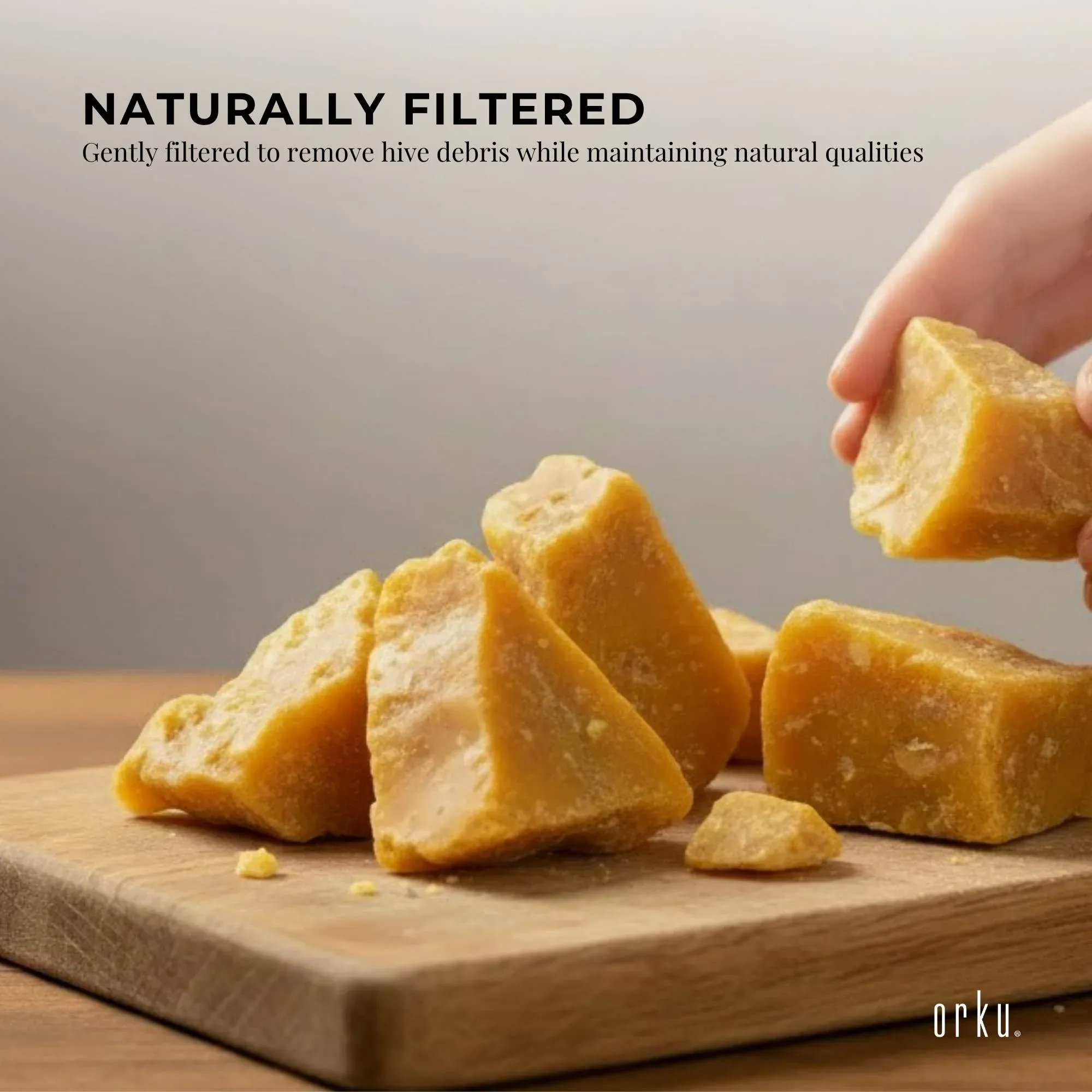100g Orku Australian Beeswax Chunks - Pure Natural Unrefined Raw - Image 4
