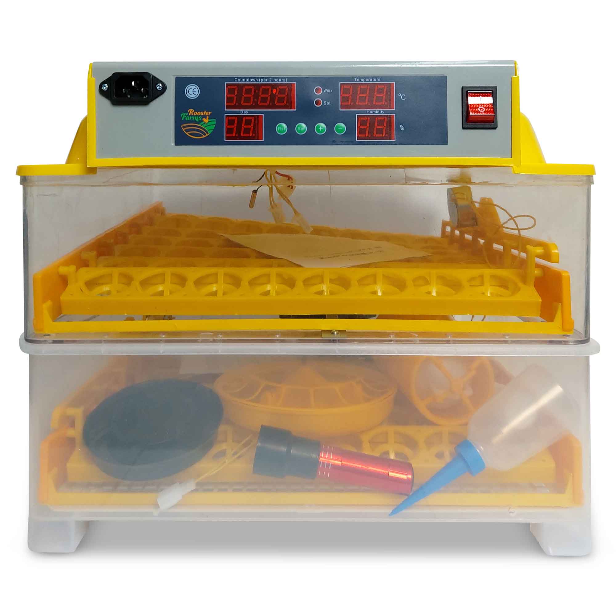 Rooster Farms Electric 112-Egg Poultry Incubator Set