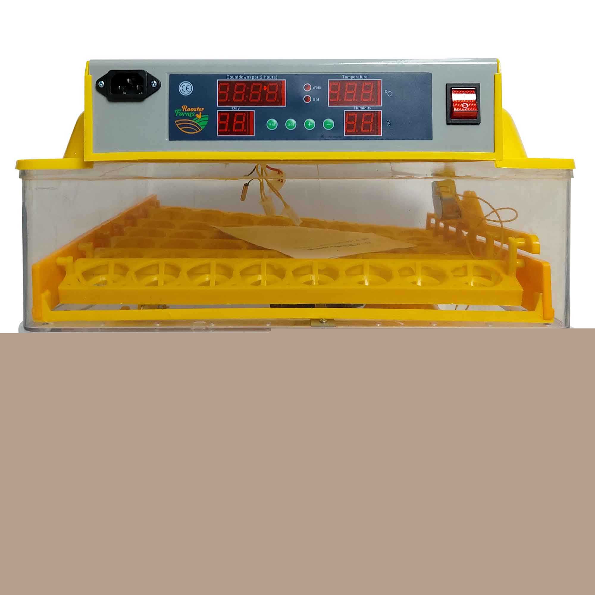 Rooster Farms Electric 96-Egg Poultry Incubator Set