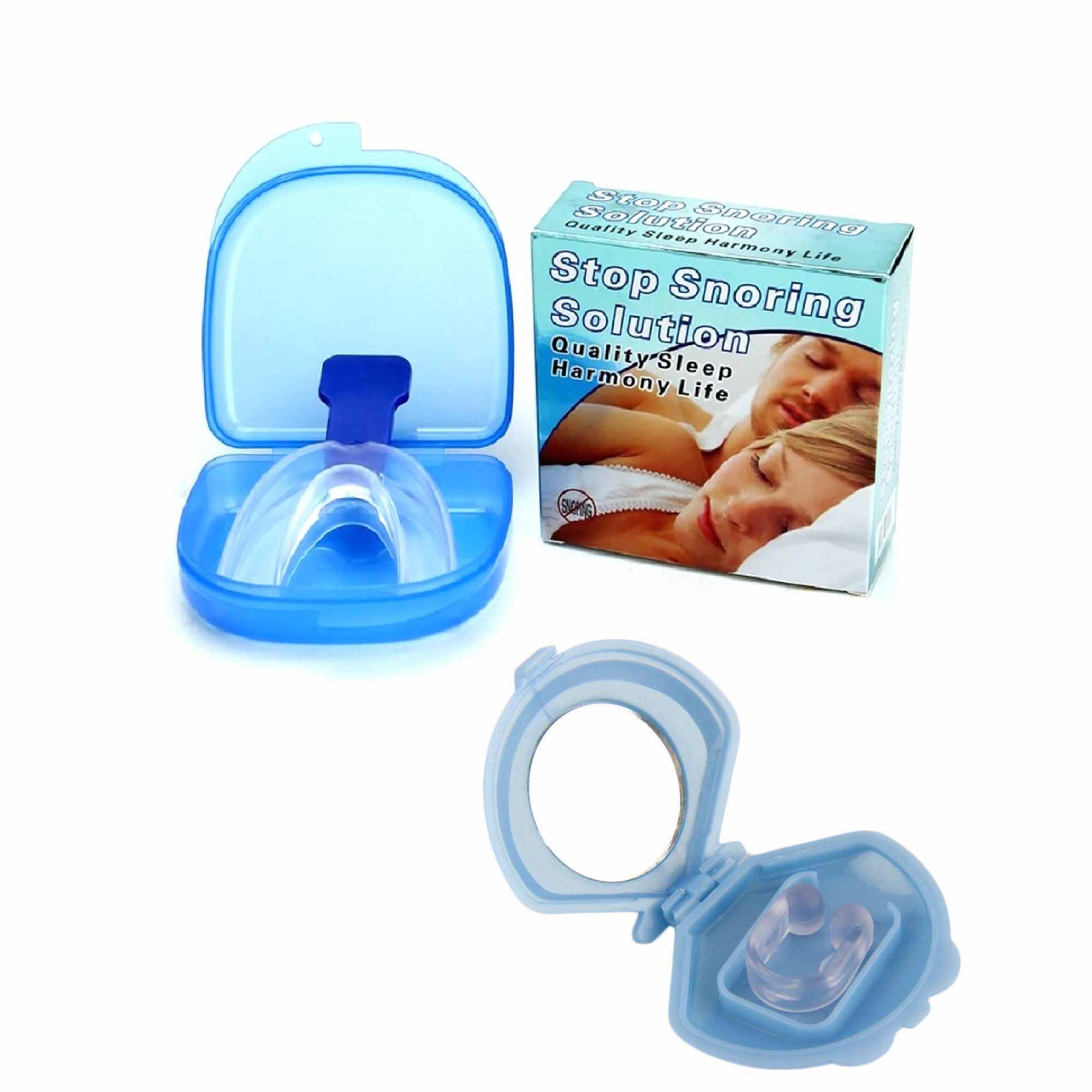 Mouthguard + Nose Clip Anti-Snoring Aid - Sleeping & Breathing Kit