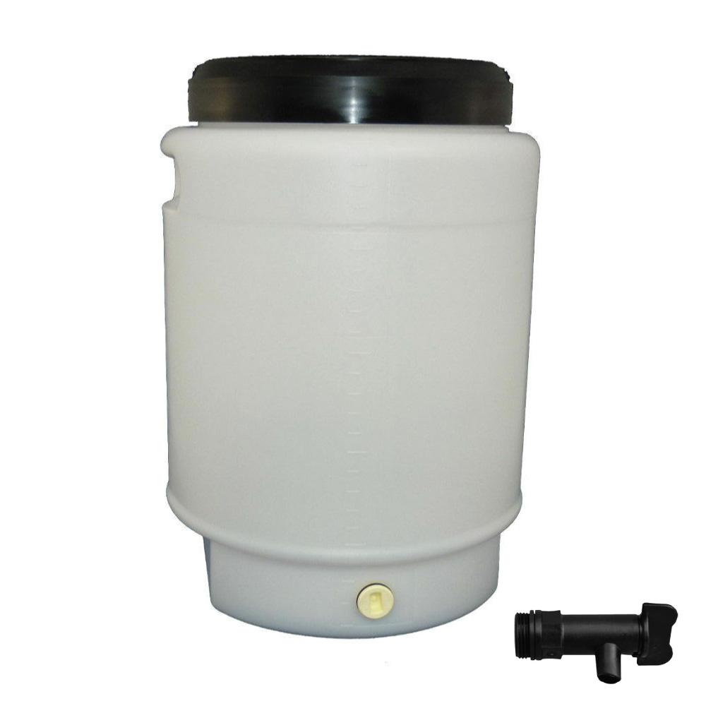 25L HDPE Food Grade Fermenter Brew Keg Drum Lid Tap