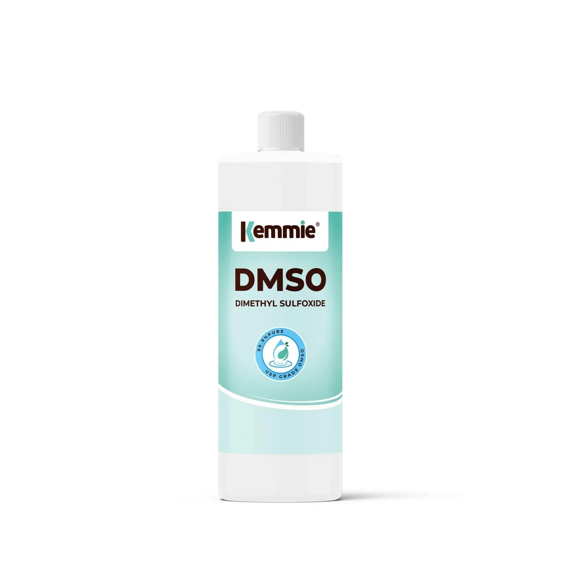 Kemmie 1L DMSO Liquid 99.9% Pure USP Grade Dimethyl Sulfoxide Solvent