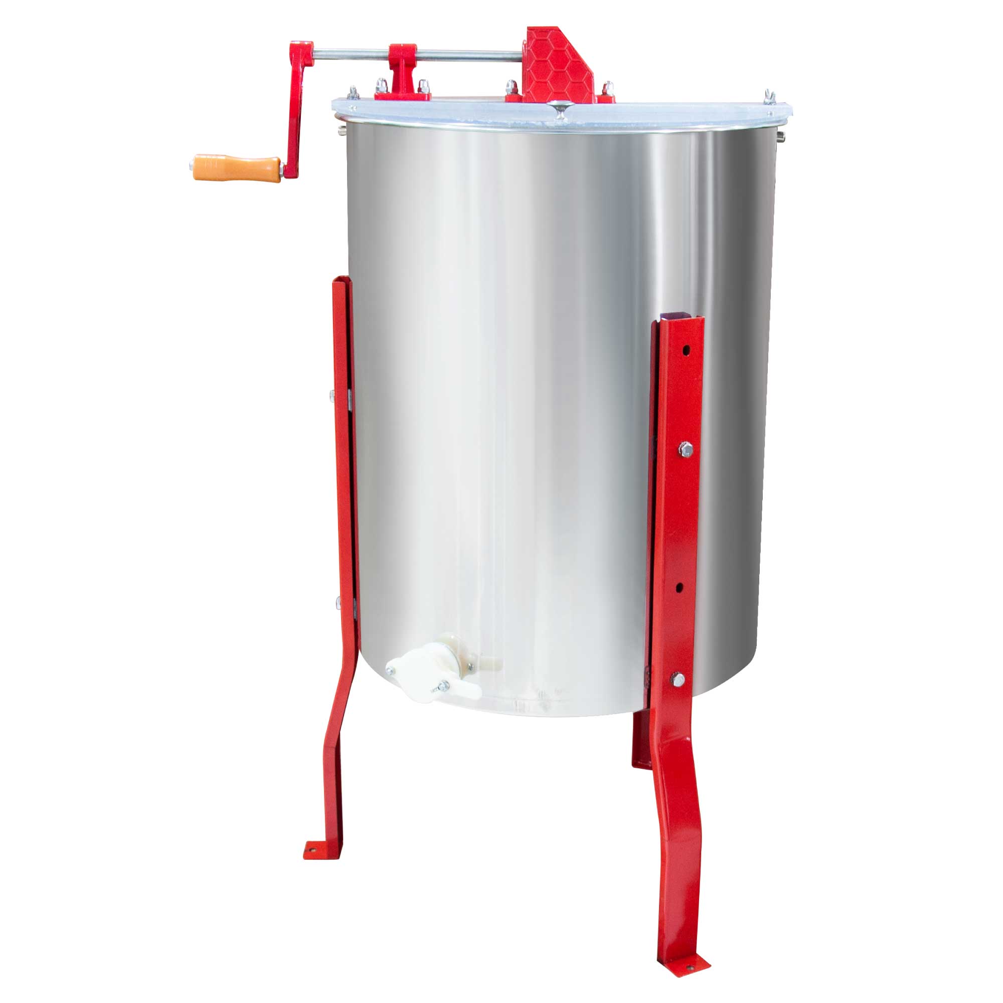 2 Frame Stainless Manual Honey Extractor Spinner