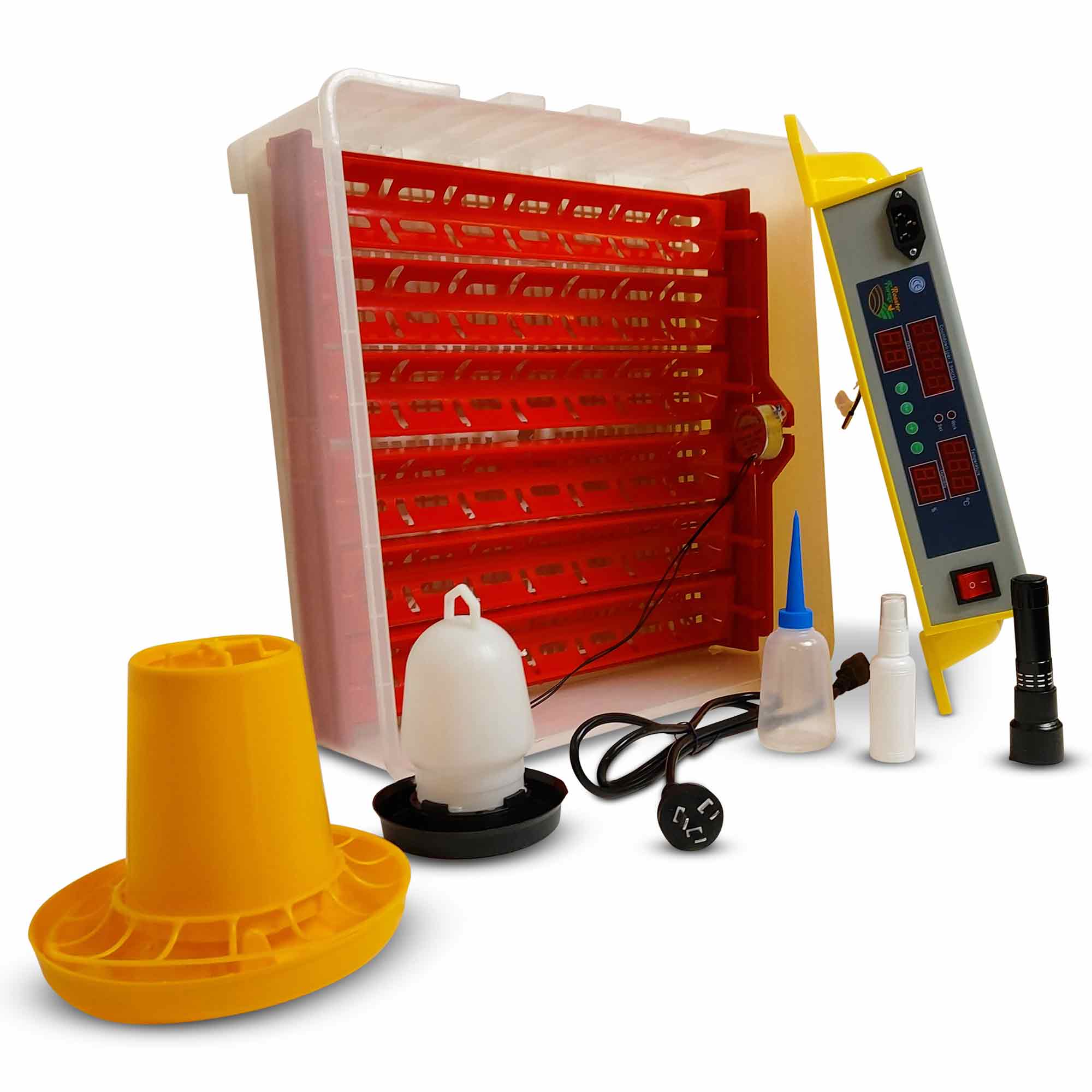 Rooster Farms Electric 60 Egg Incubator Hatching Set - Image 6