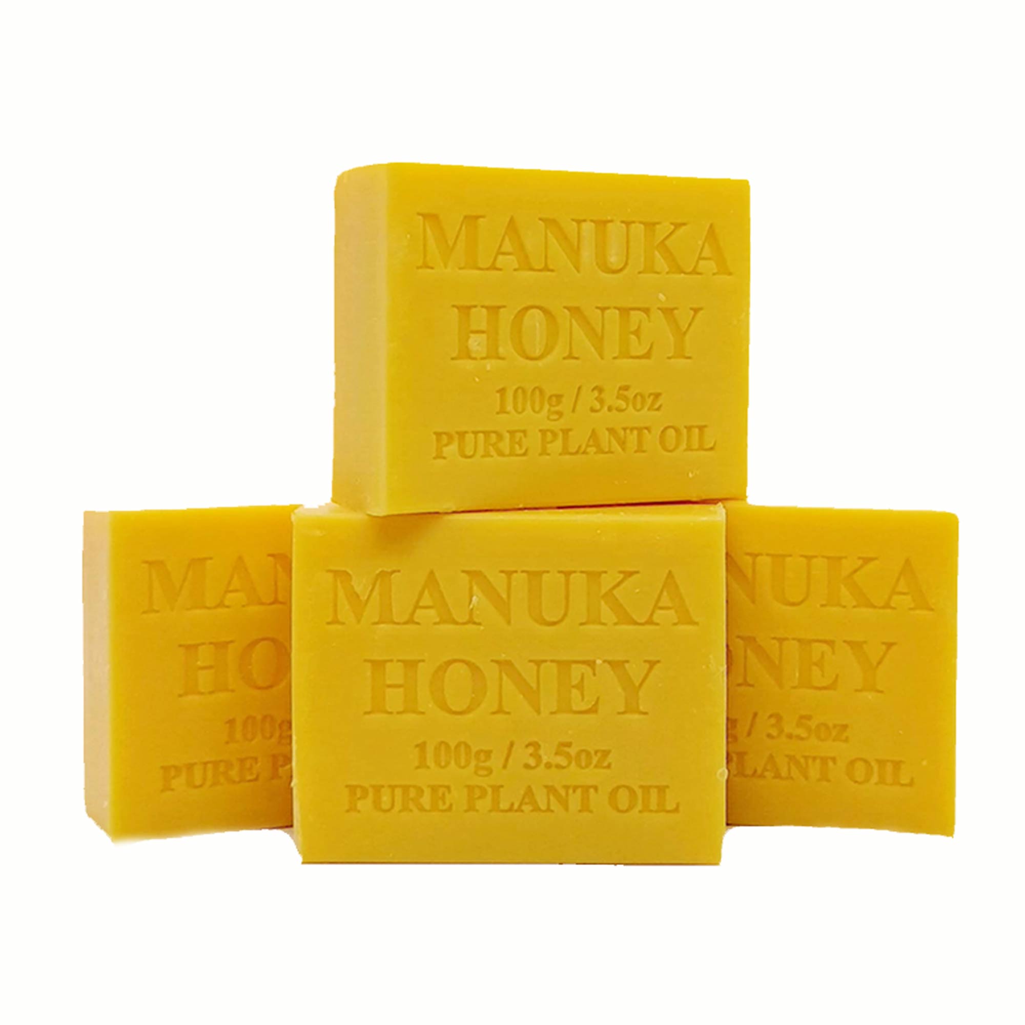 4 Pack Australian Pure Vegetable Plant Oil Soap Manuka Honey 100g