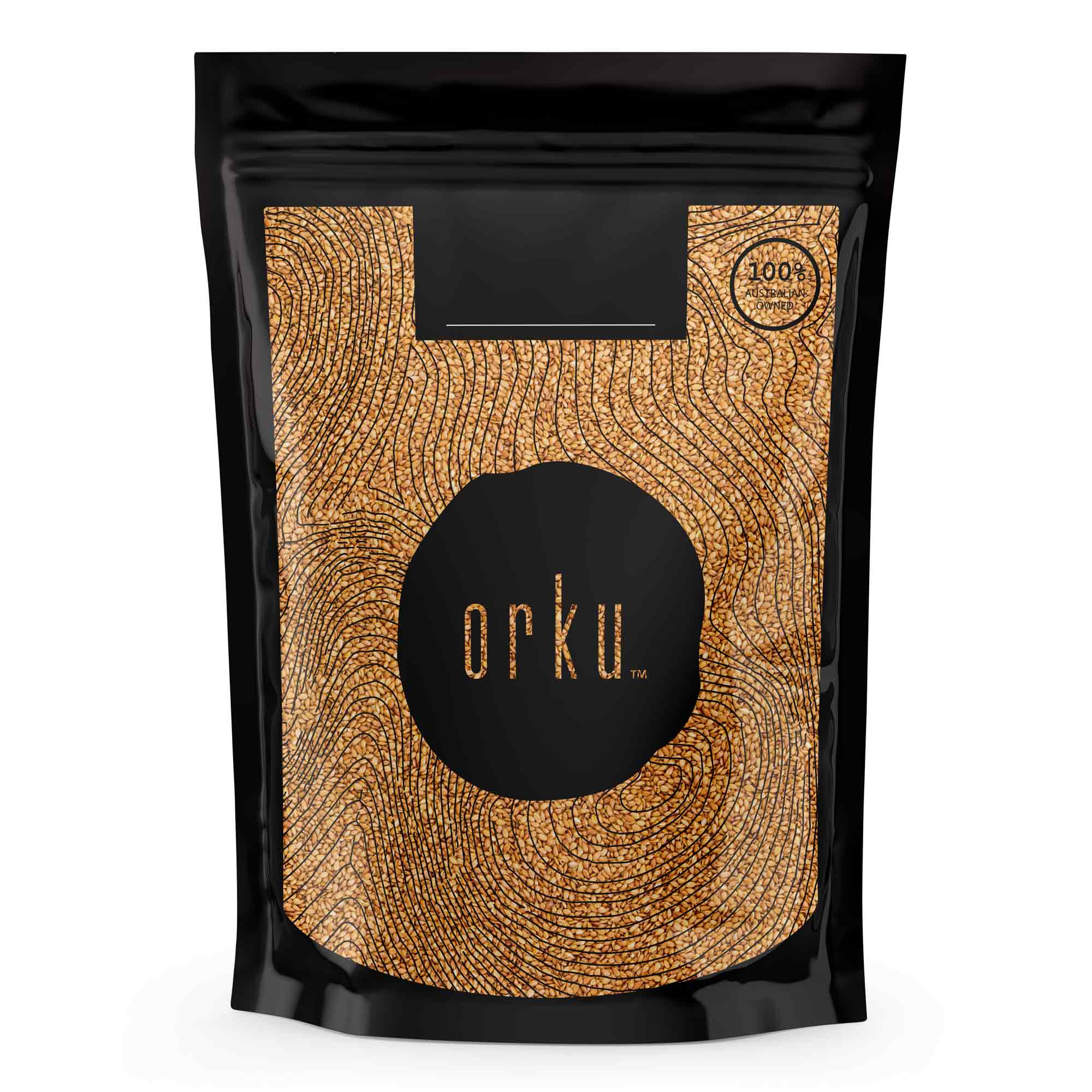 1kg Organic Golden Linseed Flaxseed Whole Grain - Non-GMO Omega 3-6
