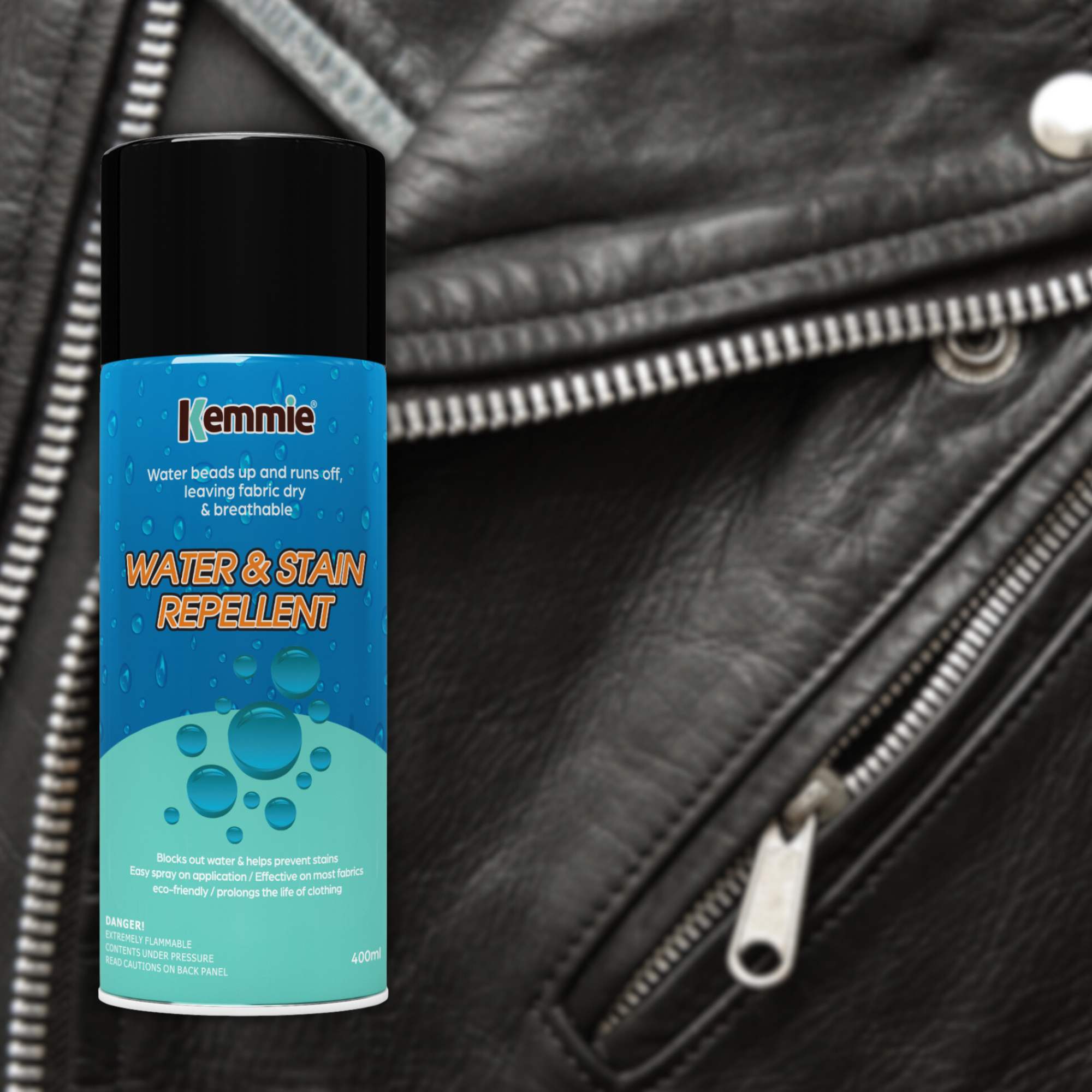 Kemmie 2x212g Water and Stain Repellent Spray for Shoes Suede Leather Fabric - Image 6