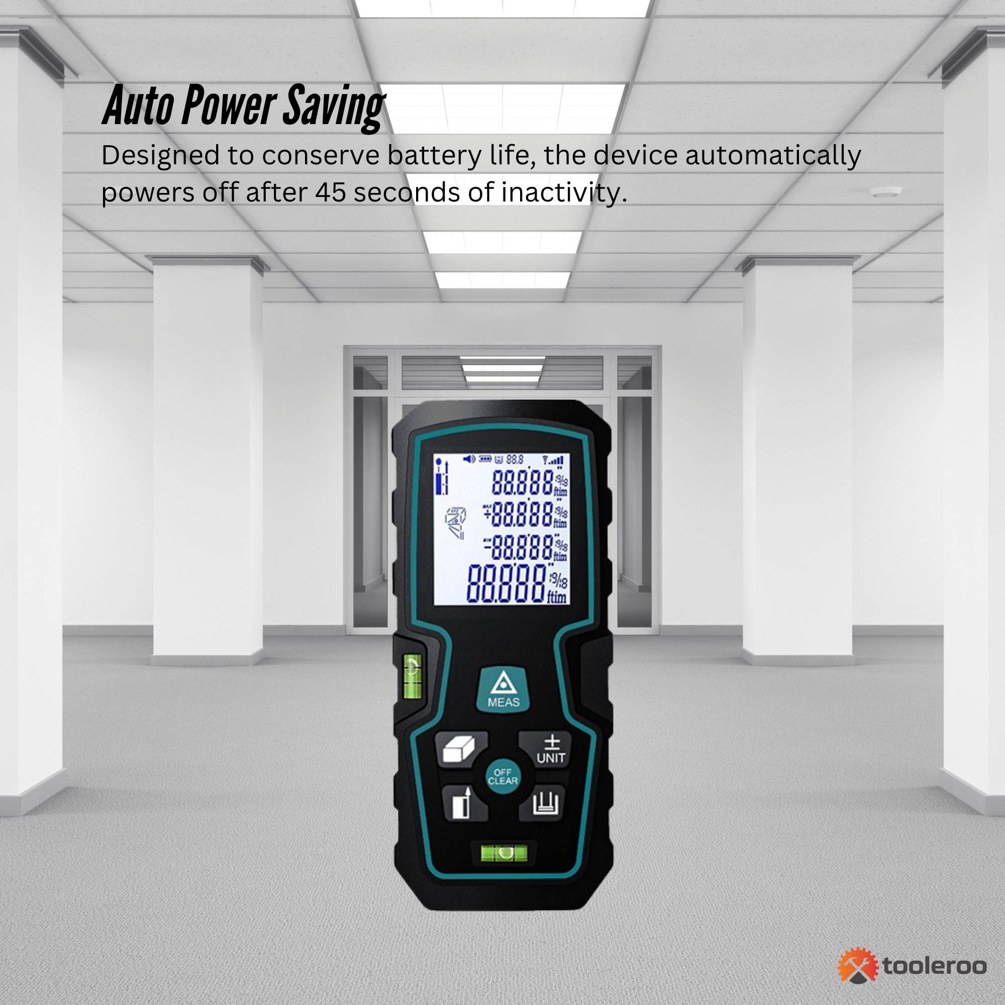 Tooleroo 40m Digital Laser Distance Measurer LCD Area Volume Meter - Image 5