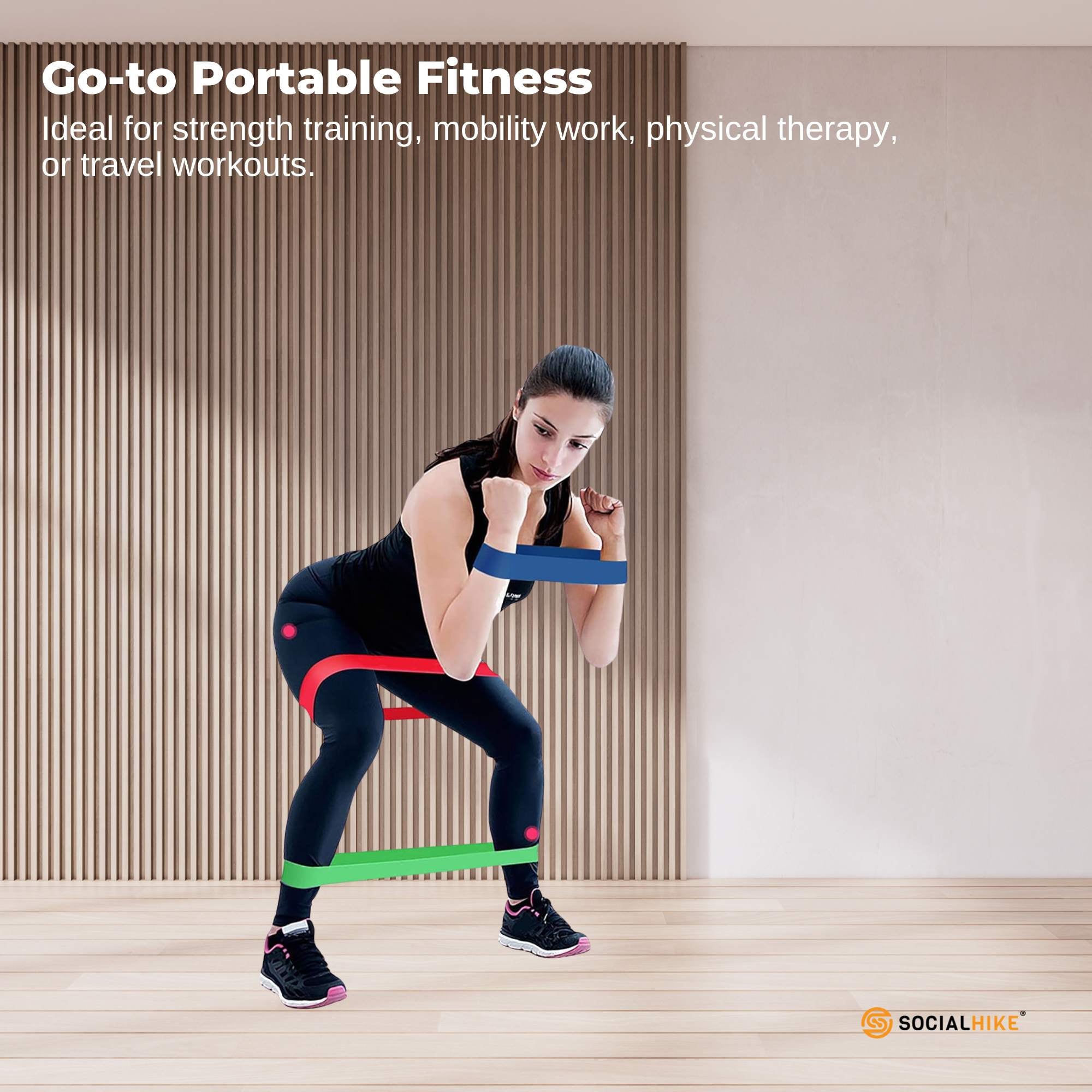 Social Hike Resistance Bands 5-Pack - Image 6