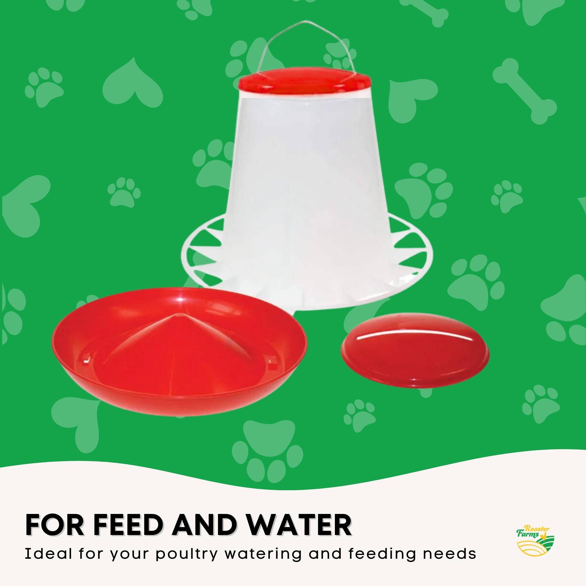 Rooster Farms 6Kg Automatic Poultry Feeder Bucket - Image 3