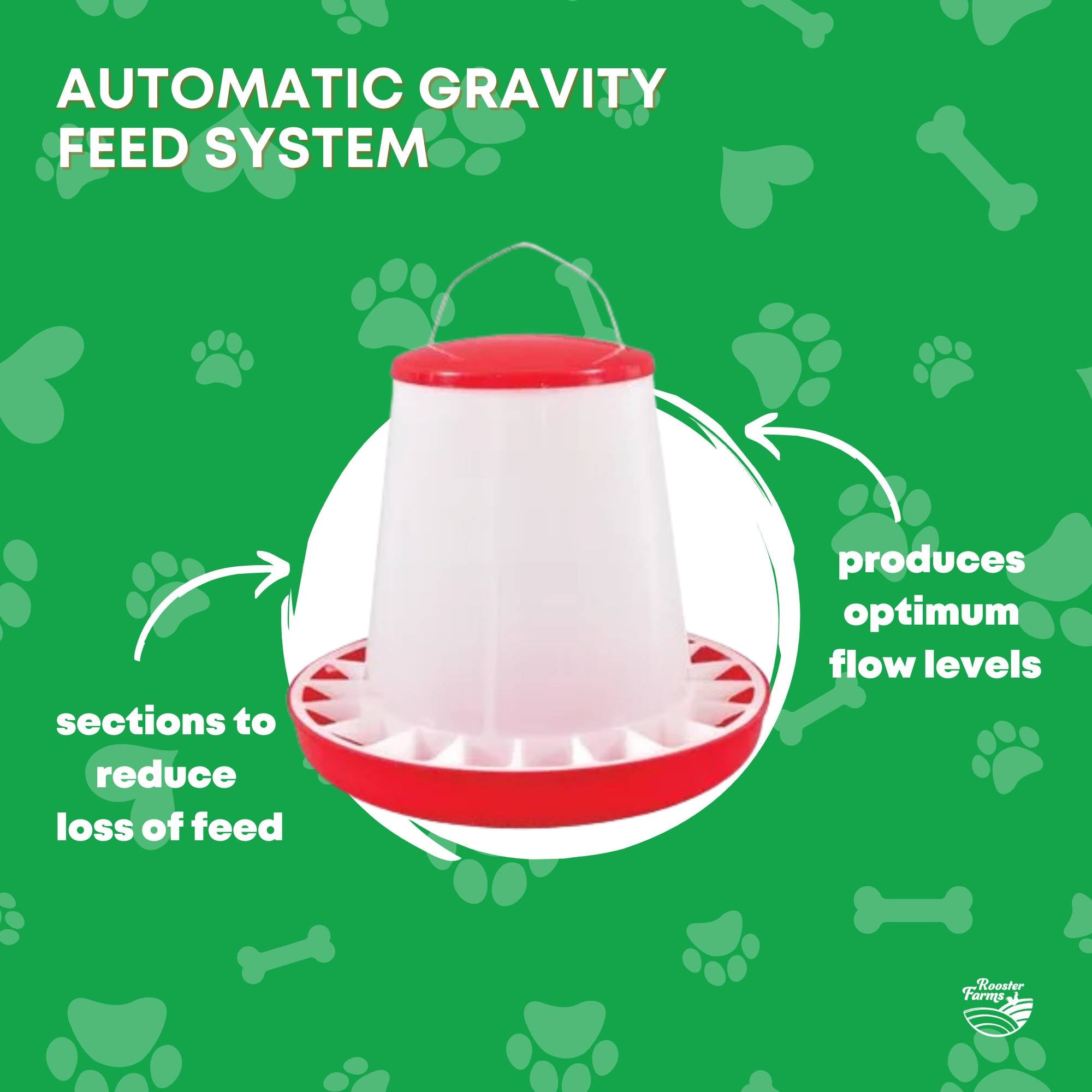 Rooster Farms 6Kg Automatic Poultry Feeder Bucket - Image 6