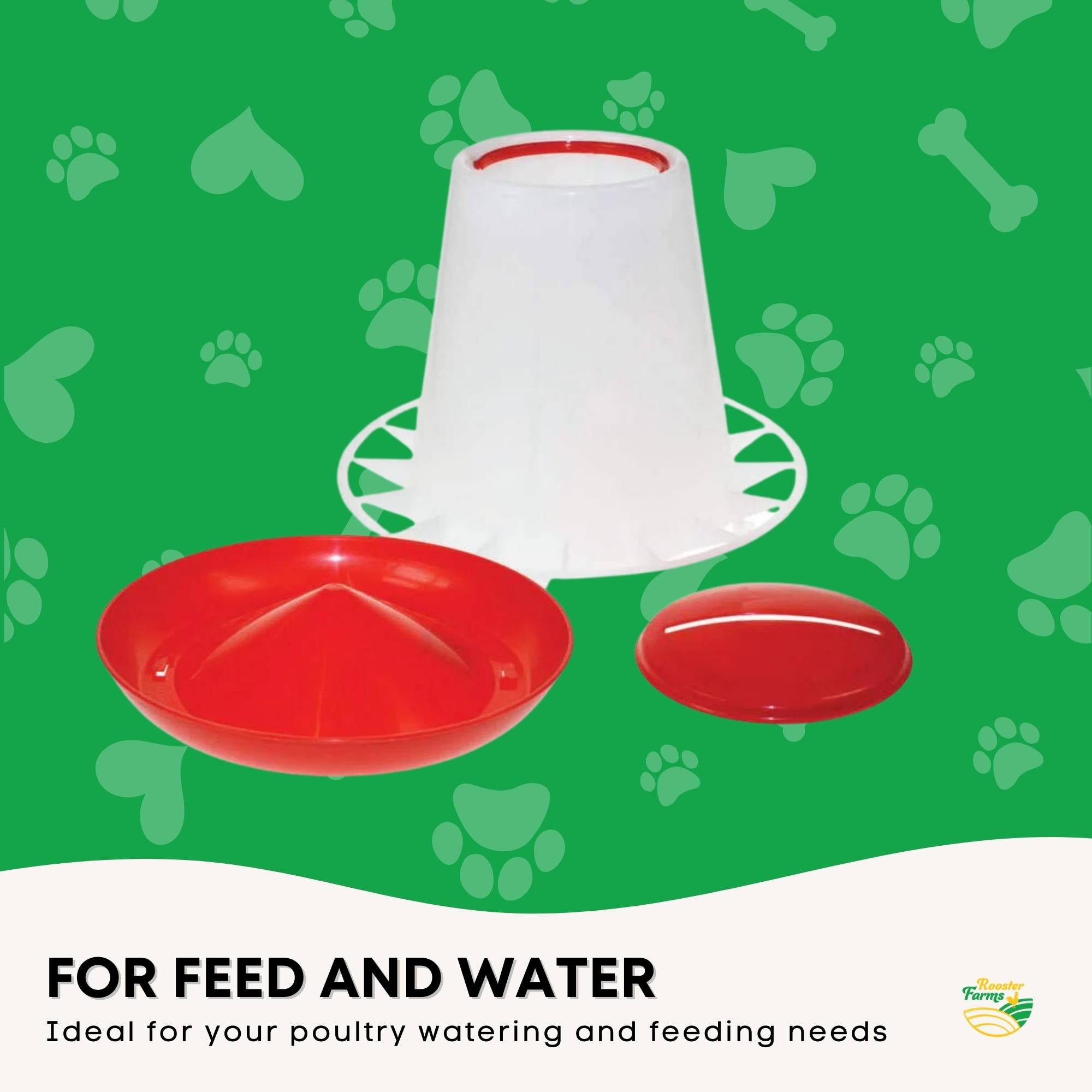 Rooster Farms 1.5Kg Automatic Poultry Feeder Bucket - Image 4