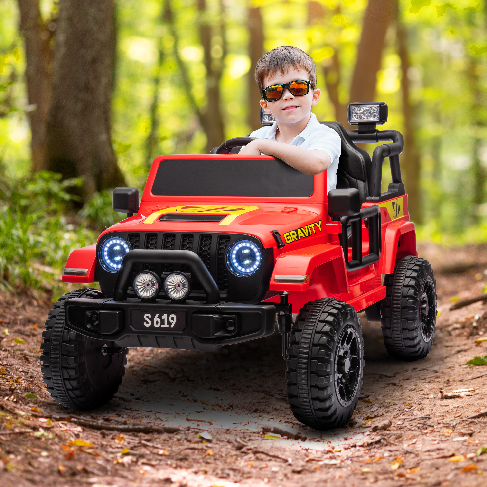 Kahuna S619 Gravity Kids Electric Ride On Car Red - Image 10