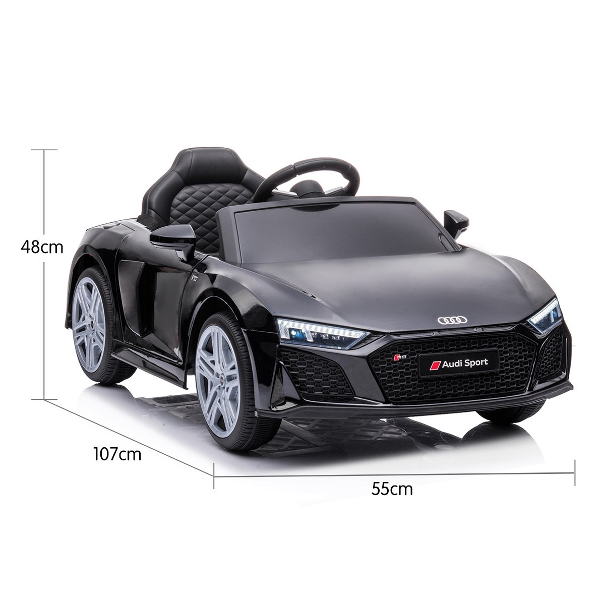 Kahuna Audi Sport Kids Electric Ride On Car Black - Image 9
