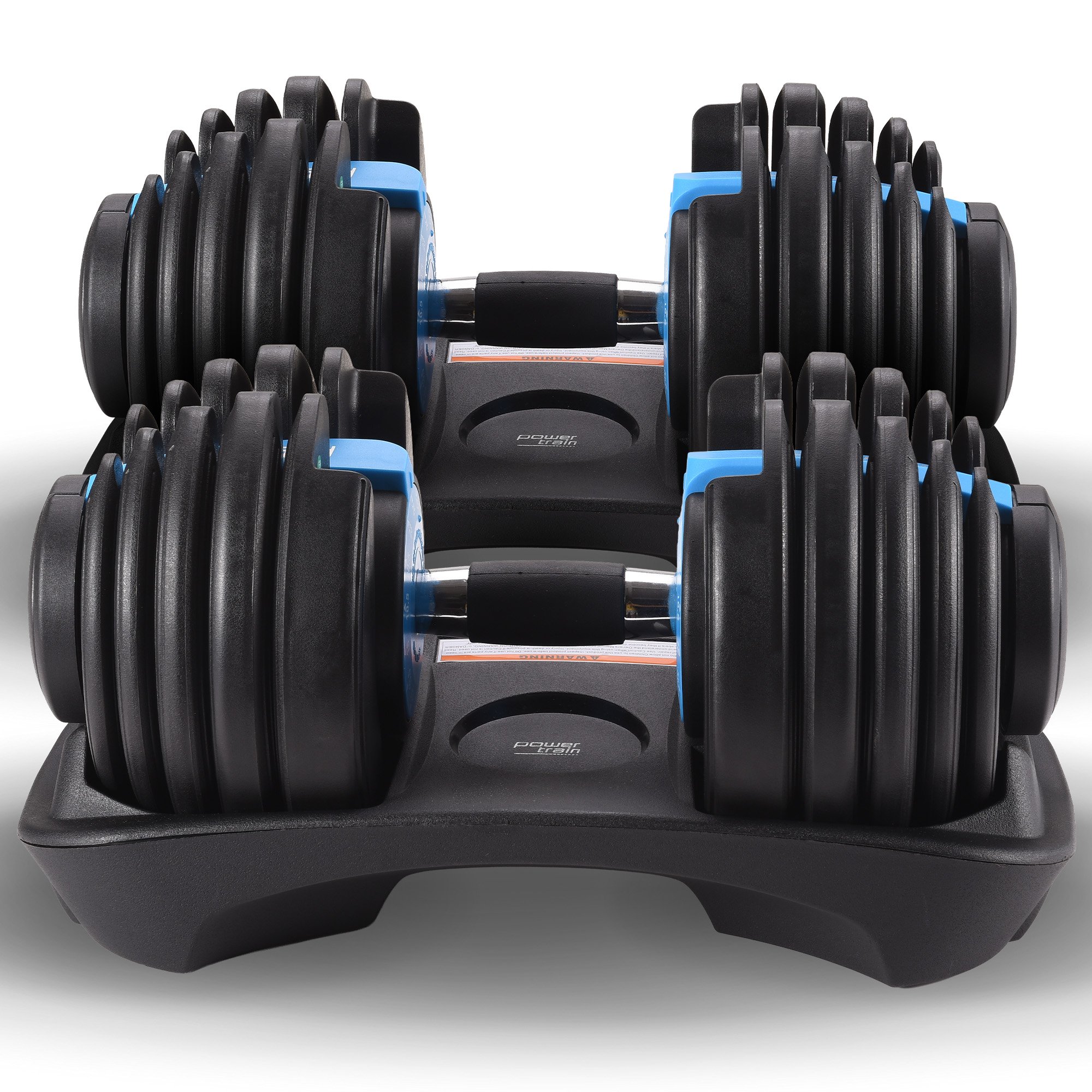 Powertrain 2x 24kg Adjustable Dumbbell Home Gym Set - Image 7