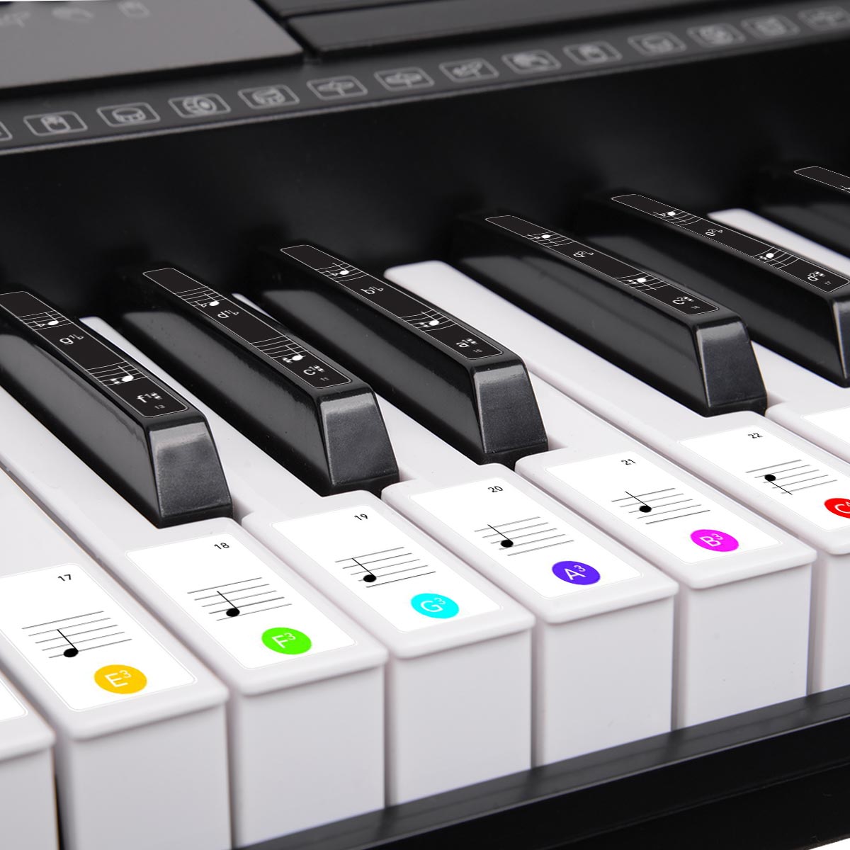 Karrera 61 Key Electronic Keyboard with Stand Black - Image 12