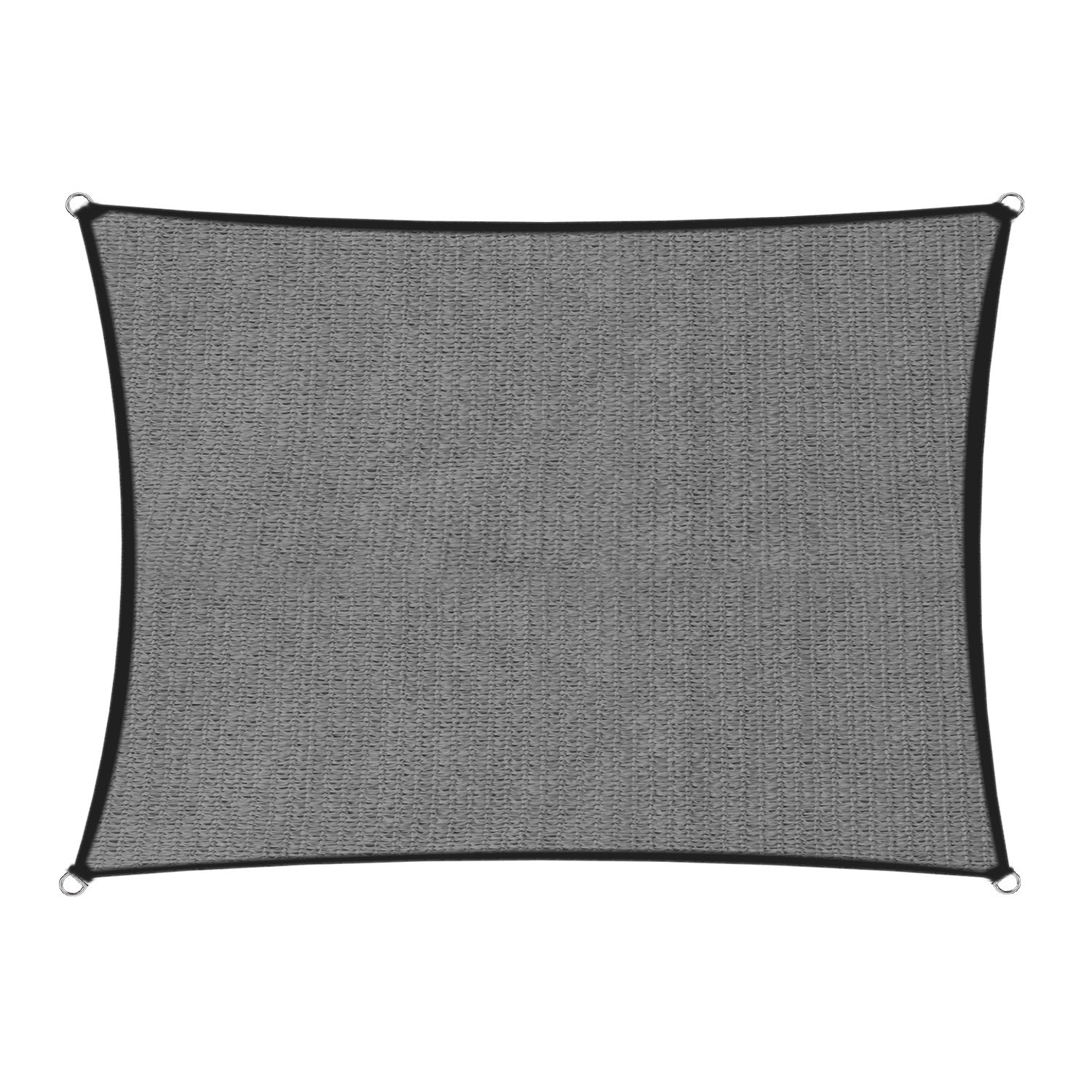 Wallaroo 280gsm Outdoor Sun Shade Sail Canopy Grey 3x2.5m