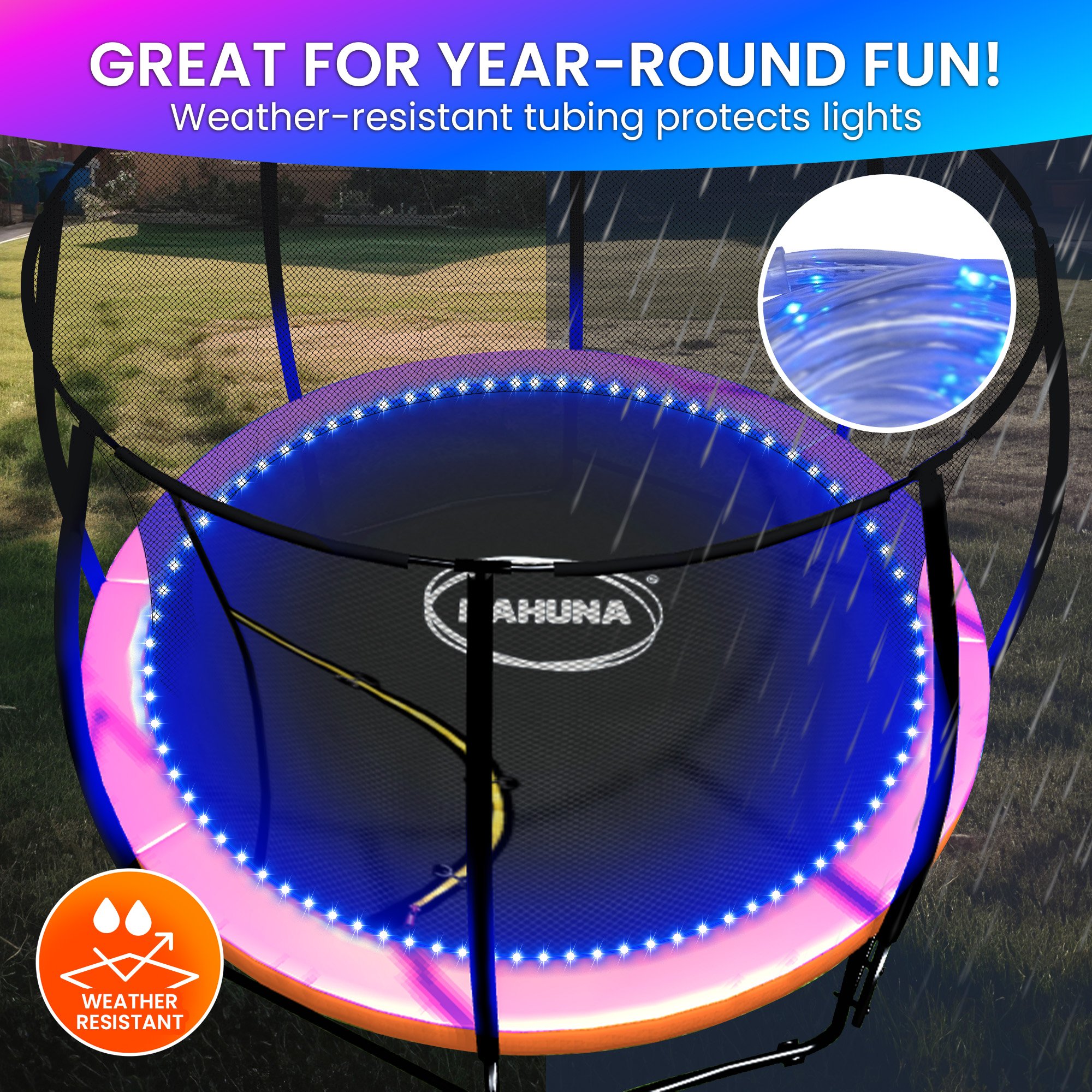 Kahuna LED Kit for 14ft-16ft Trampolines Multi-Colour - Image 9