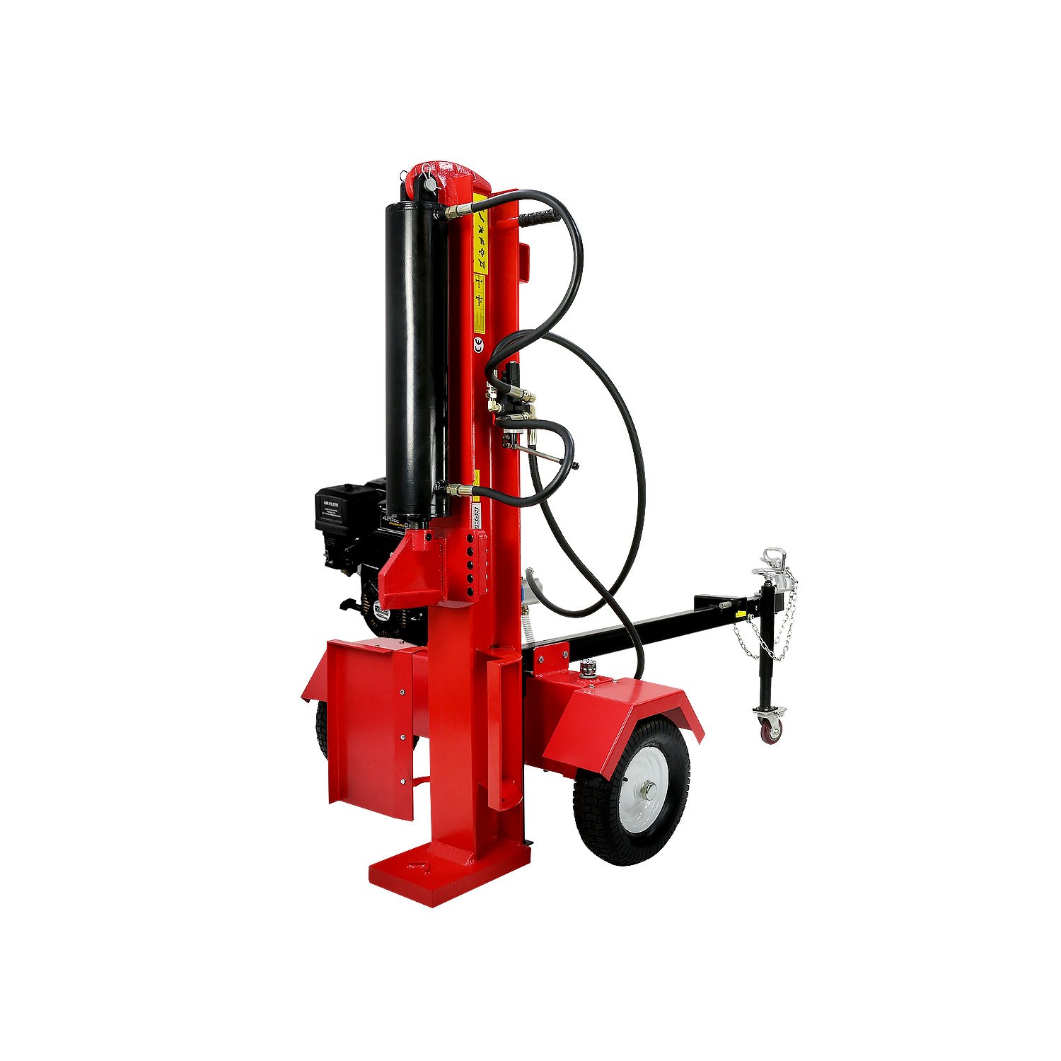 Yukon 60 Ton 420cc Hydraulic Log Splitter Petrol Engine Wood Firewood Cutter
