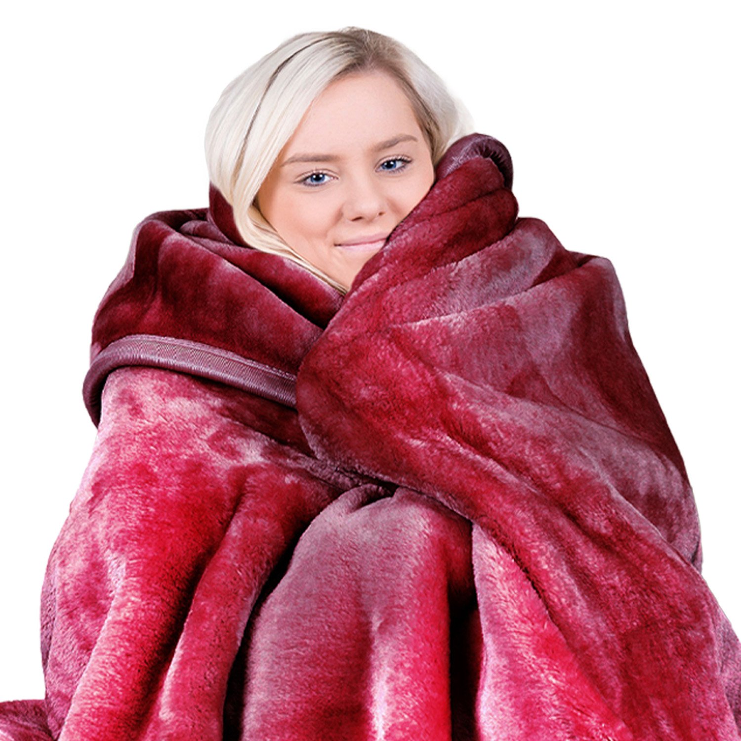 Laura Hill Mink Blanket Double Sided Queen 220x240cm