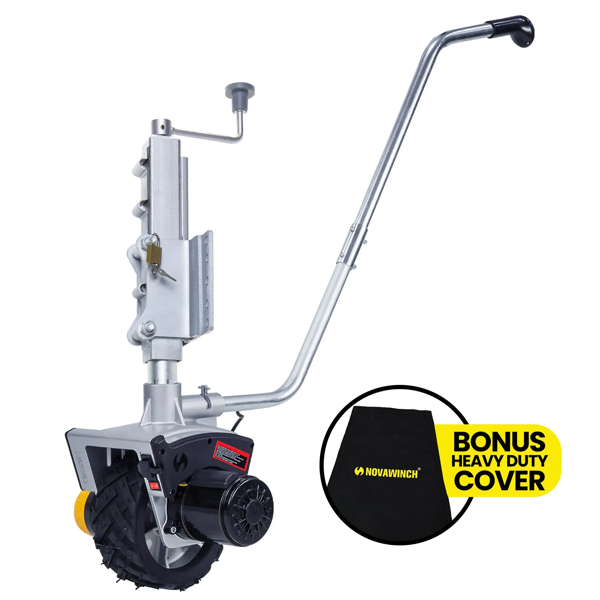 Novawinch Mini Mover Gen3 12V 550W Electric Motorised Jockey Wheel - Image 2