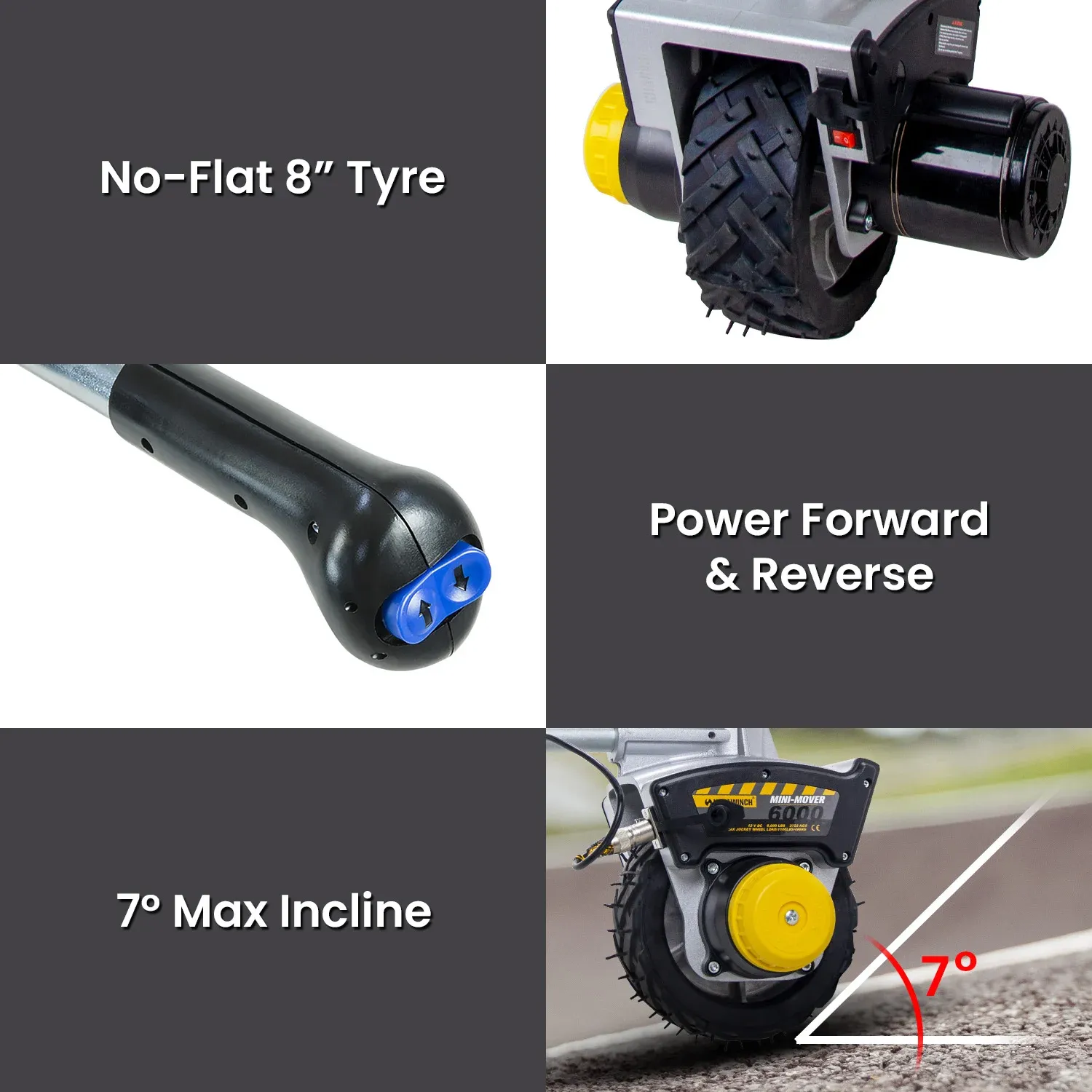 Novawinch Mini Mover Gen3 12V 550W Electric Motorised Jockey Wheel - Image 11