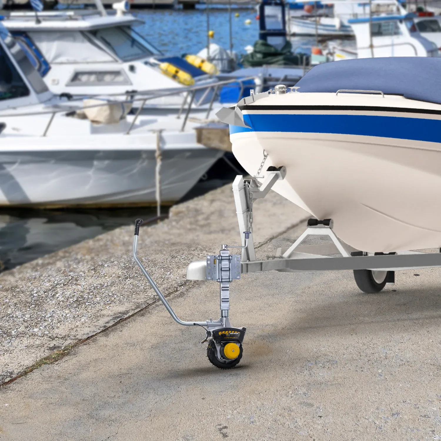 Novawinch Mini Mover Gen3 12V 550W Electric Motorised Jockey Wheel - Image 12