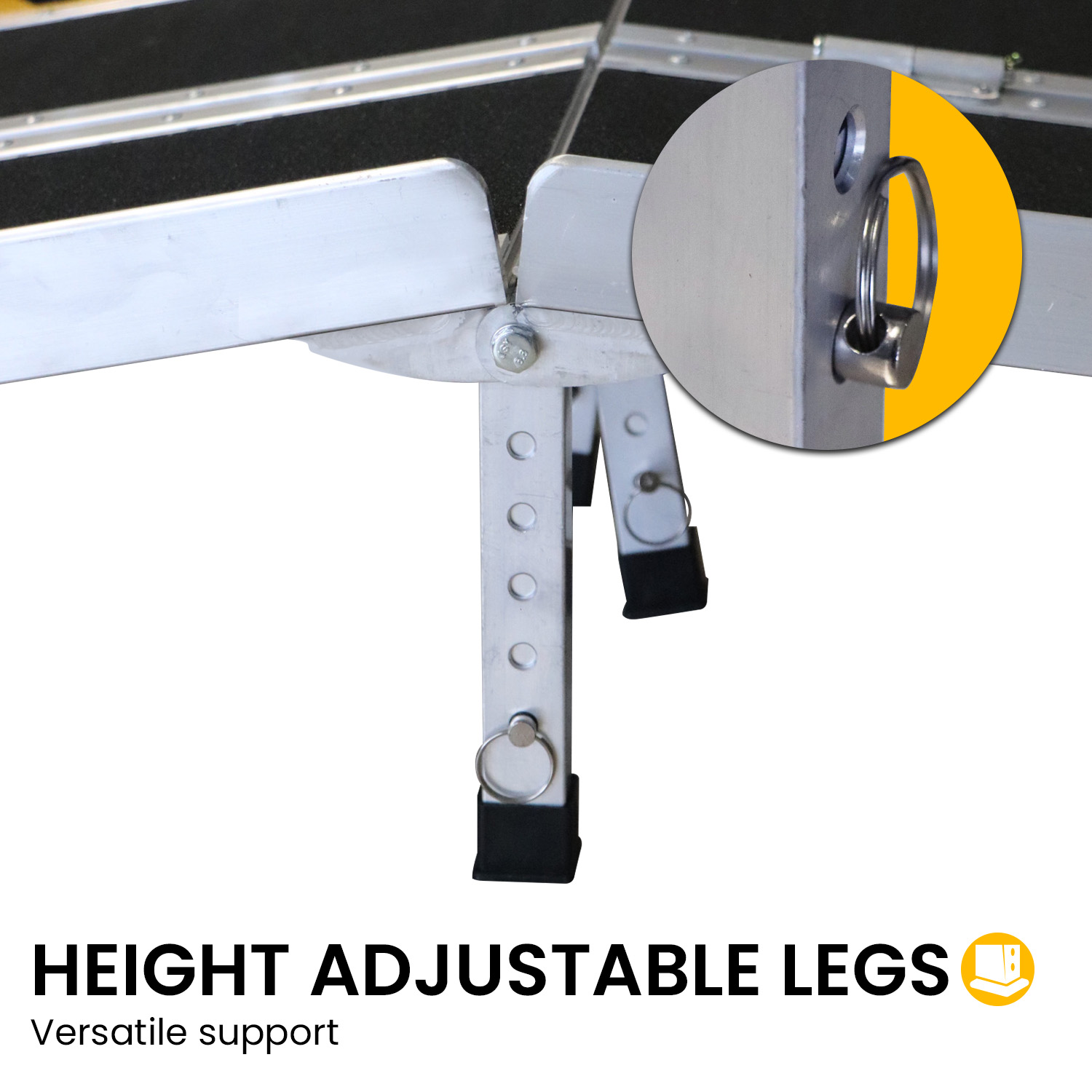 Kartrite Folding Aluminium Wheelchair Ramp 8FT Portable Mobility Access Ramp - Image 9