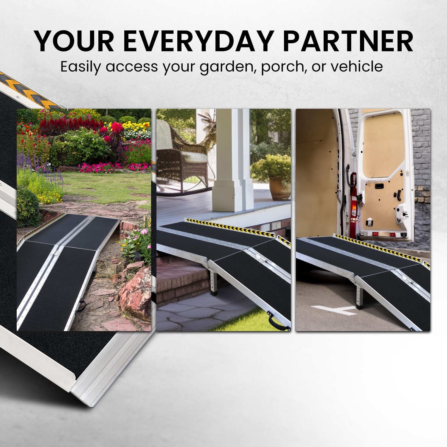 Kartrite Folding Aluminium Wheelchair Ramp 8FT Portable Mobility Access Ramp - Image 12