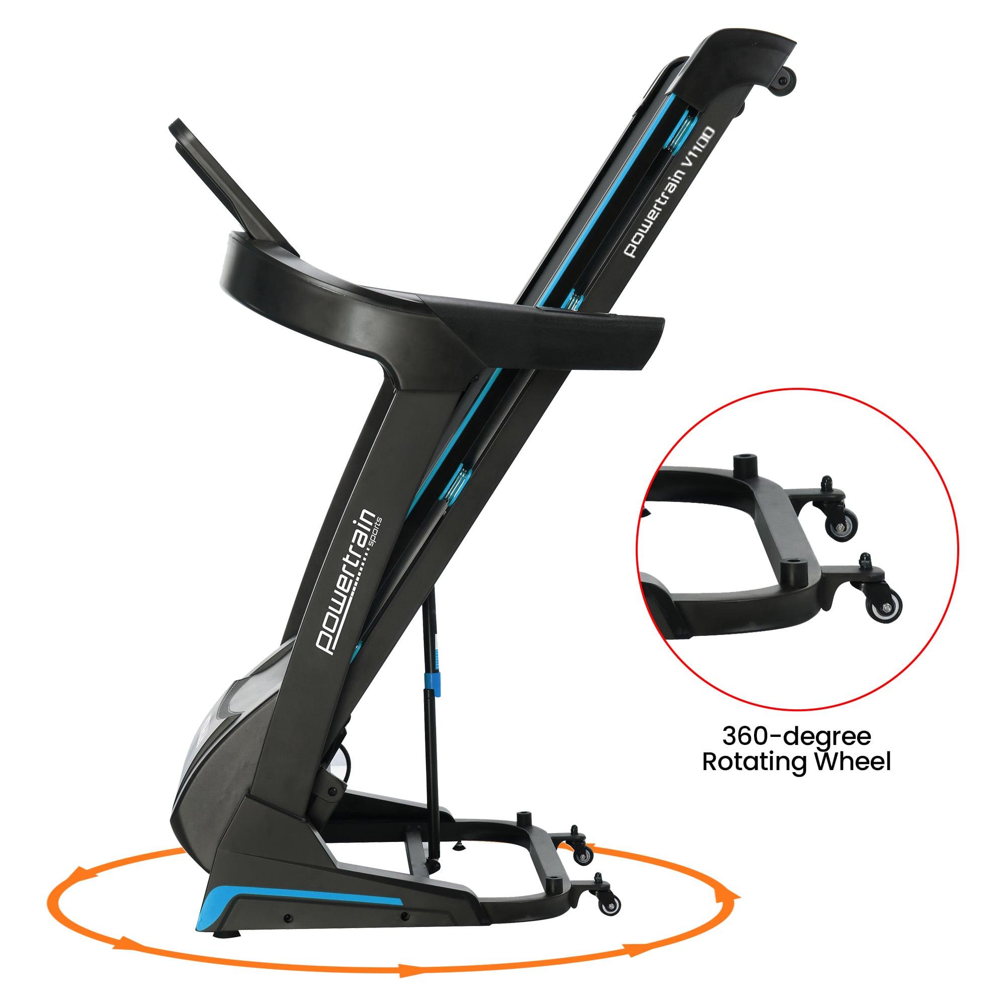 Powertrain V1100 Treadmill with Wifi Touch Screen - Image 6