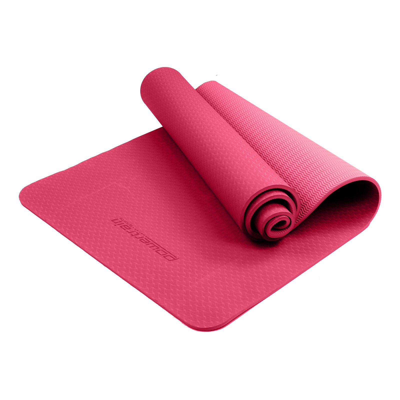 Powertrain Dual Layer 6mm Yoga Mat Pink - Image 3